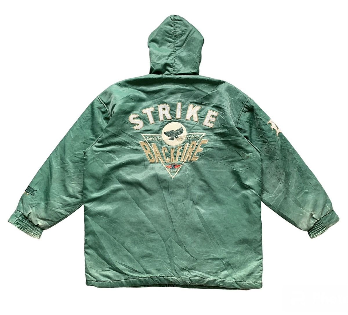 Japanese Brand × Sports Specialties × Vintage Strike Back Fire Team Line Blue Bowl Jacket Hoodie Size US L / EU 52-54 / 3 - 2 Thumbnail
