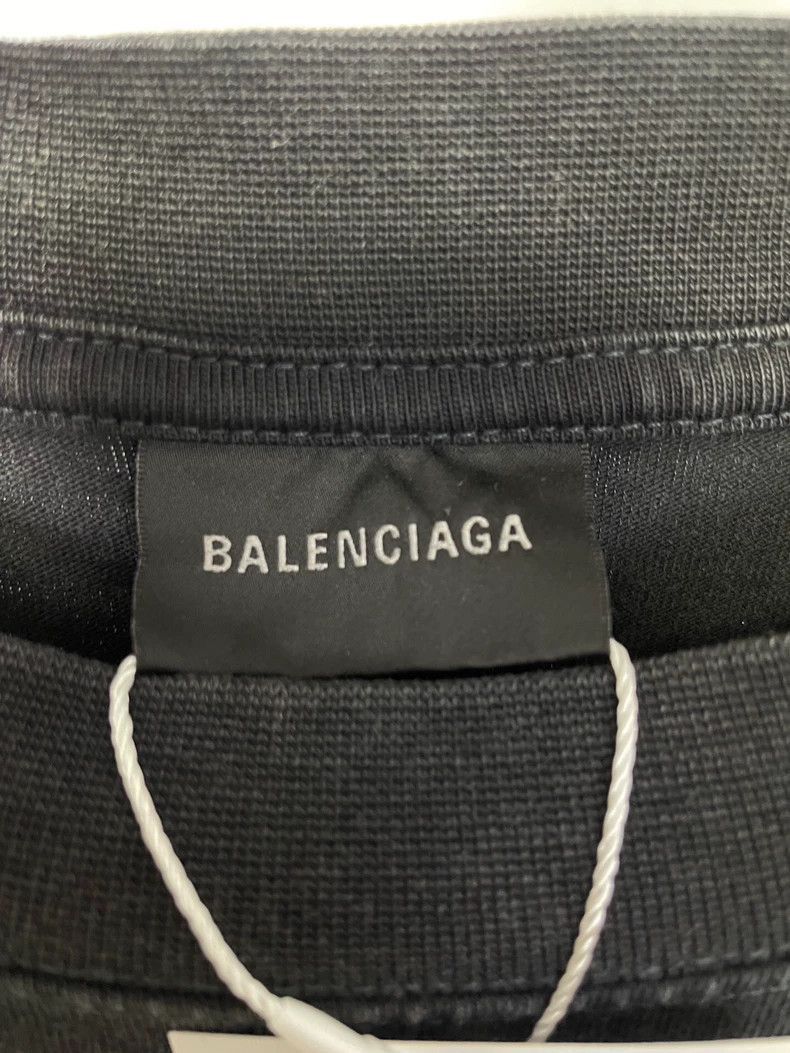 Balenciaga balenciaga short sleeve black logo t Size US XS / EU 42 / 0 - 4 Thumbnail