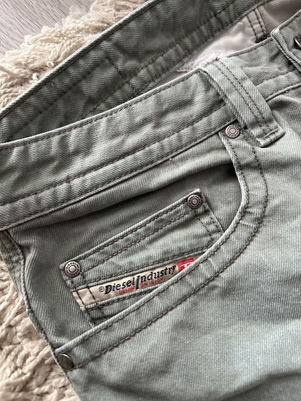 Other Diesel Thavar Plastic Effect Denim Pants Size US 32 / EU 48 - 5 Thumbnail