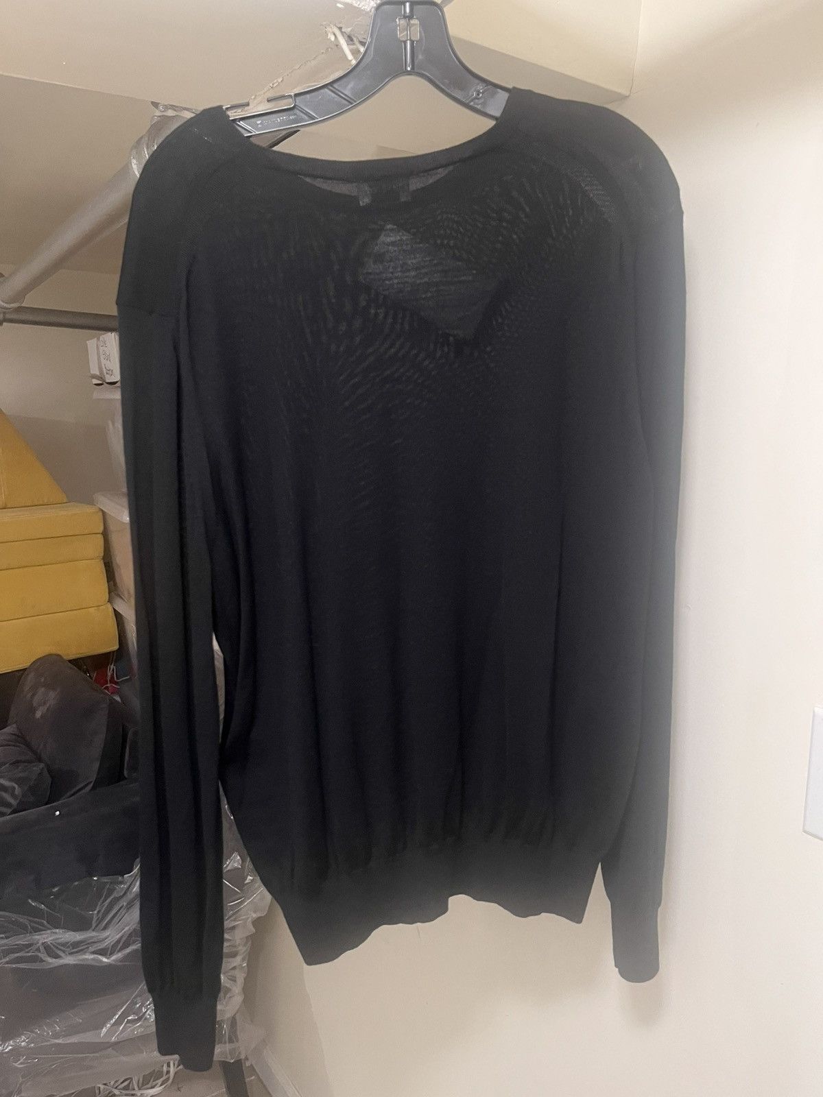 Saint Laurent Paris Fine-Gauge Crew Sweater Sz L Size US L / EU 52-54 / 3 - 3 Thumbnail