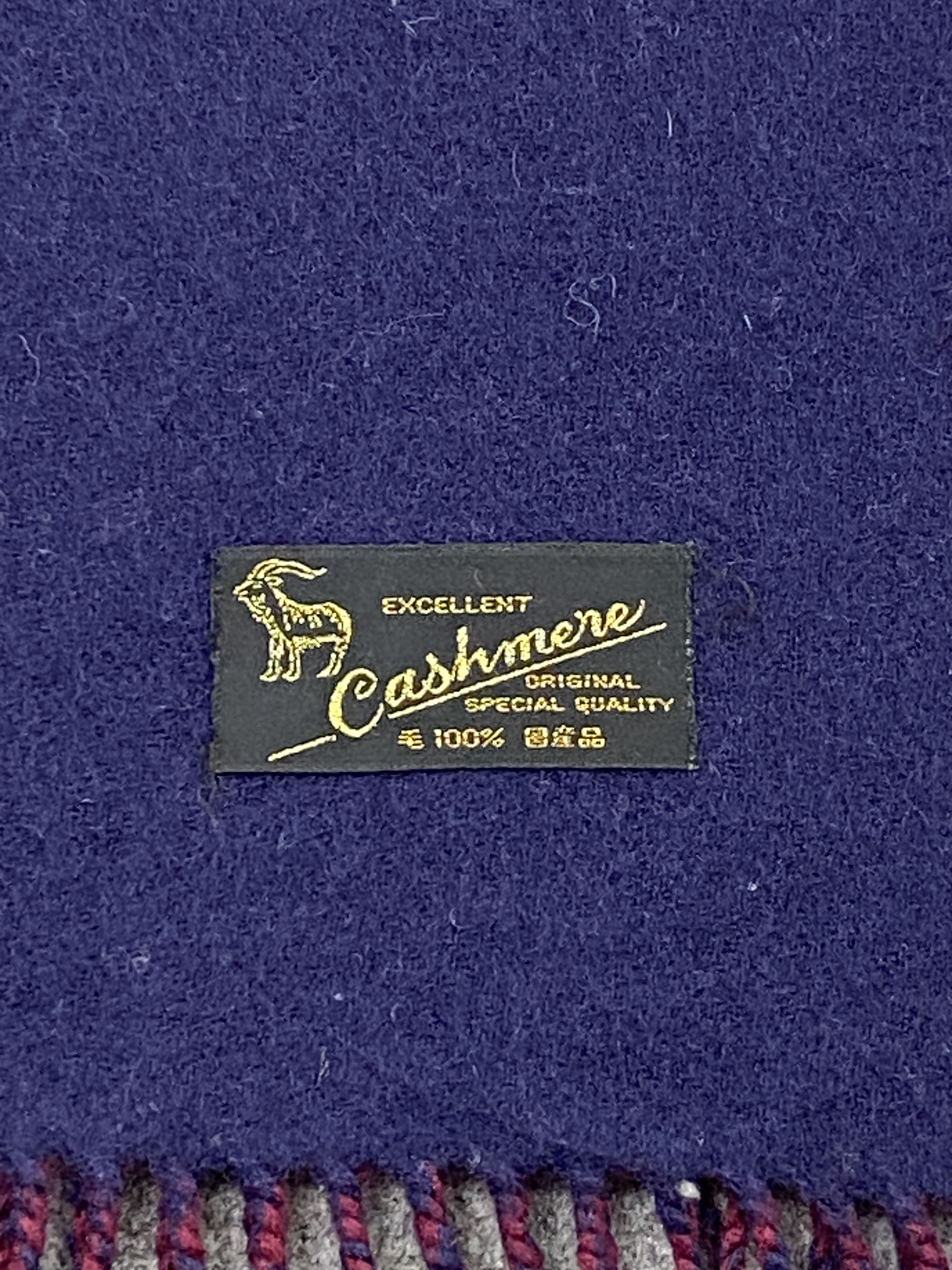 Japanese Brand Plain Cashmere Scarf Muffler Unbranded Neckwear - SC0050 Size ONE SIZE - 4 Thumbnail