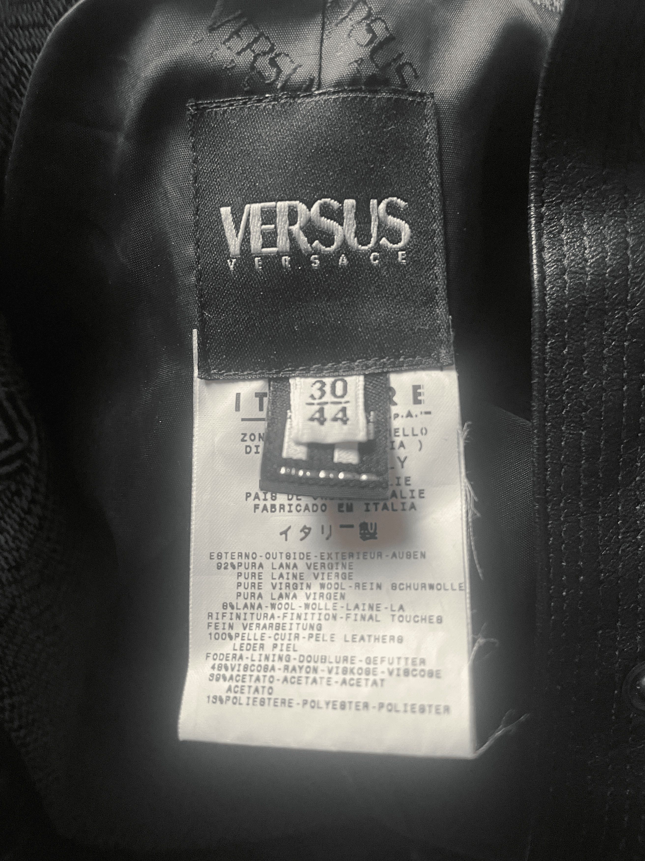 Versus Versace Versace Wool Bondage Jacket 1990's Size M / US 6-8 / IT 42-44 - 5 Thumbnail