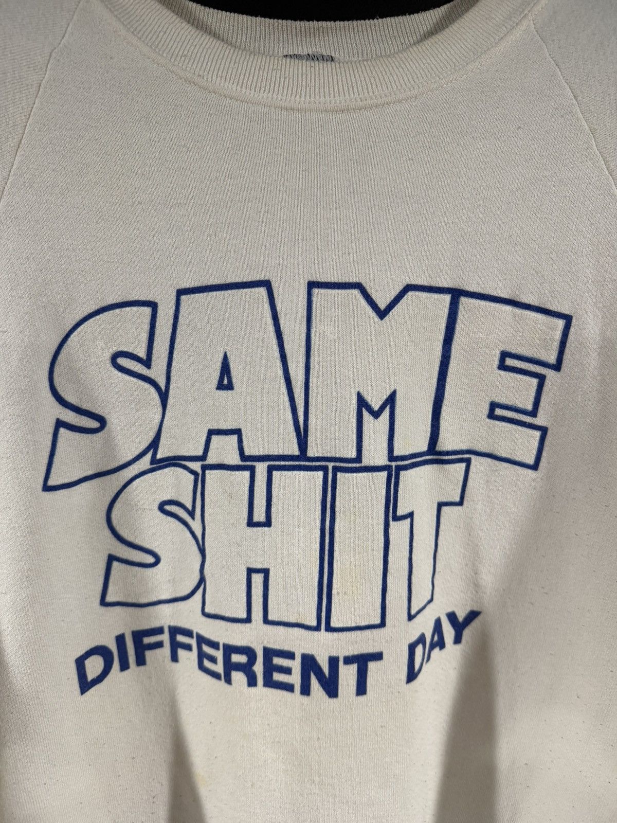Vintage 1980s Vintage Same Shit Comedy Humor Grunge Sweatshirt L Size US L / EU 52-54 / 3 - 2 Thumbnail