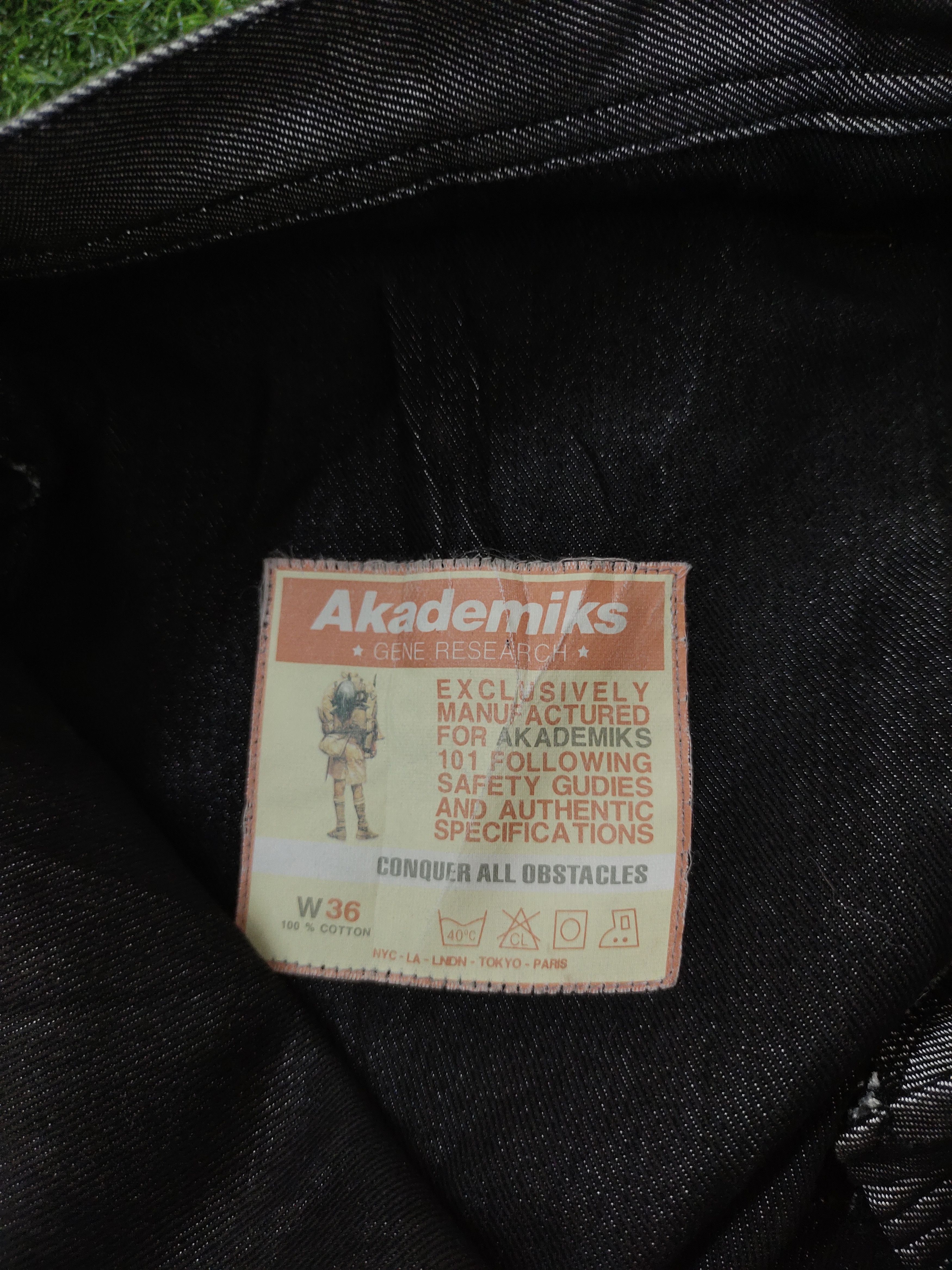 Akademiks Baggy Jeans Akademiiks Gene Research Wide Leg Jnco Style Y2k Size US 36 / EU 52 - 17 Thumbnail