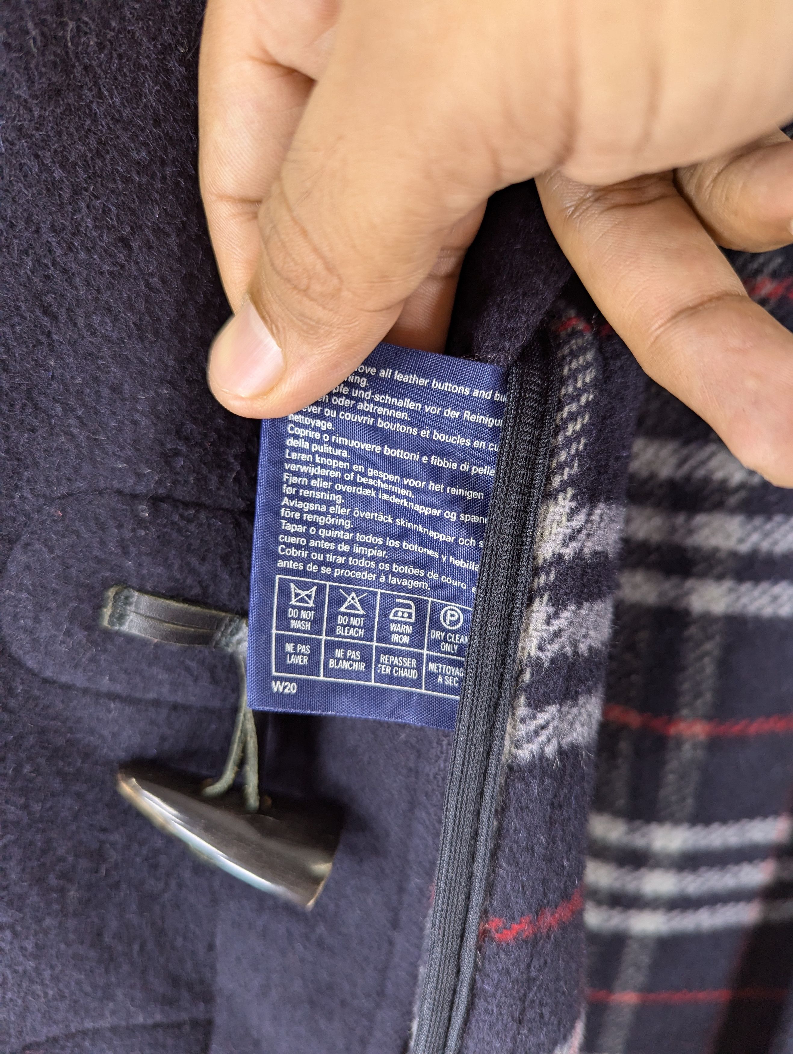 Burberry Vintage 90s Burberrys Nova Check Duffle Coat Made In England Size US L / EU 52-54 / 3 - 12 Thumbnail