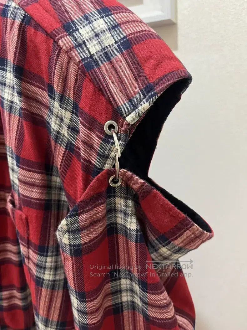 Vetements Vetements Shoulder Pad Iron Ring Plaid Jacket Size US S / EU 44-46 / 1 - 3 Thumbnail