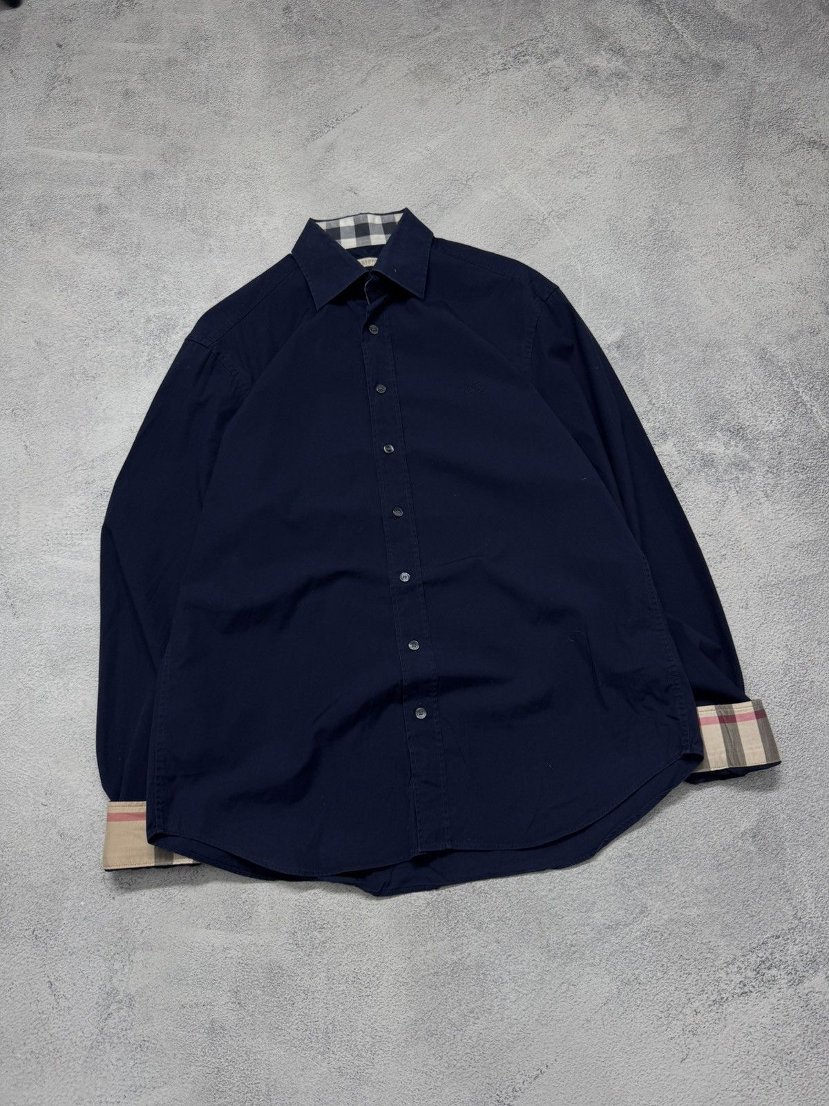 Burberry Vintage Y2k Luxury Burberry Brit Button-Up Shirt Size US L / EU 52-54 / 3 - 3 Thumbnail