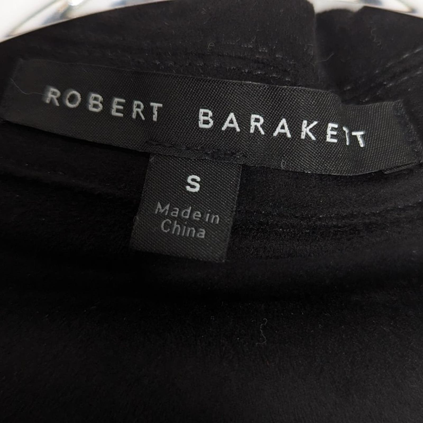 Robert Barakett Robert Barakett Black Renoir Denim Style Jacket Faux Suede S Size US S / EU 44-46 / 1 - 3 Thumbnail