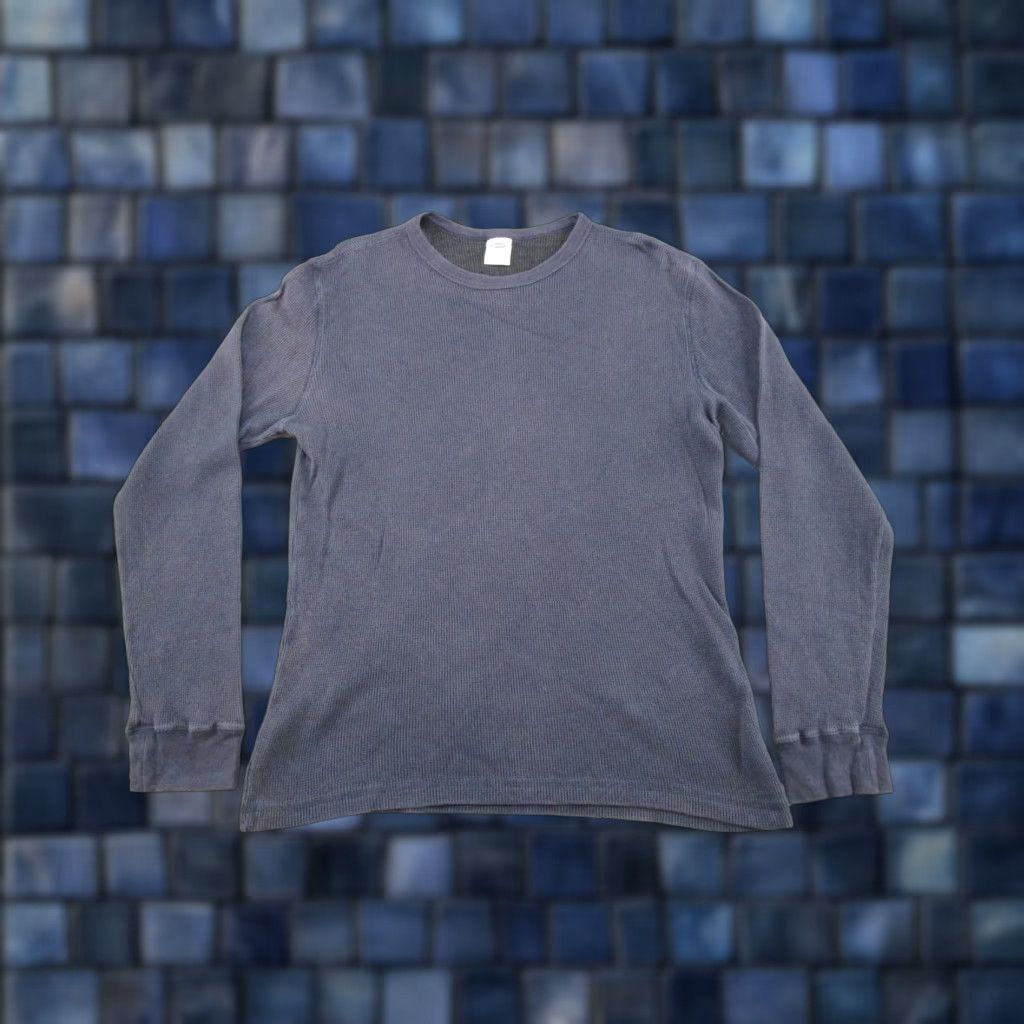 Old Navy Old Navy Y2K Waffle-Knit Shirt Men L Blue Cotton Vintage Thermal Crew Neck T-Shirt Size US L / EU 52-54 / 3 - 1 Thumbnail