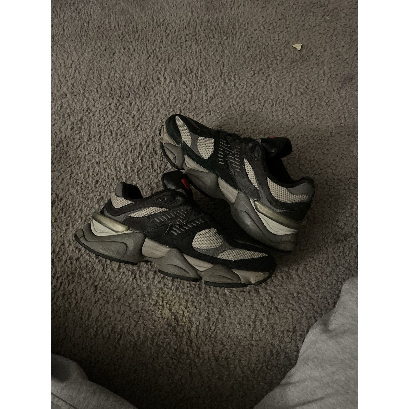 New Balance Size 4.5y-New Balance 9060 Black Castlerock Grey U9060BLK Size US 6 / IT 36 - 3 Thumbnail