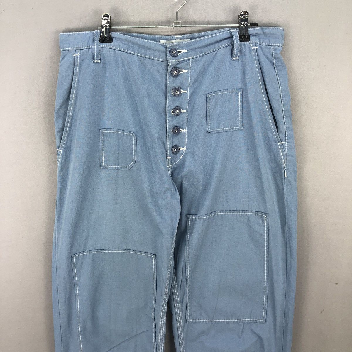 Ne-Net Vintage Ne-Net by Issey Miyake Patchwork Pants Size US 32 / EU 48 - 4 Thumbnail
