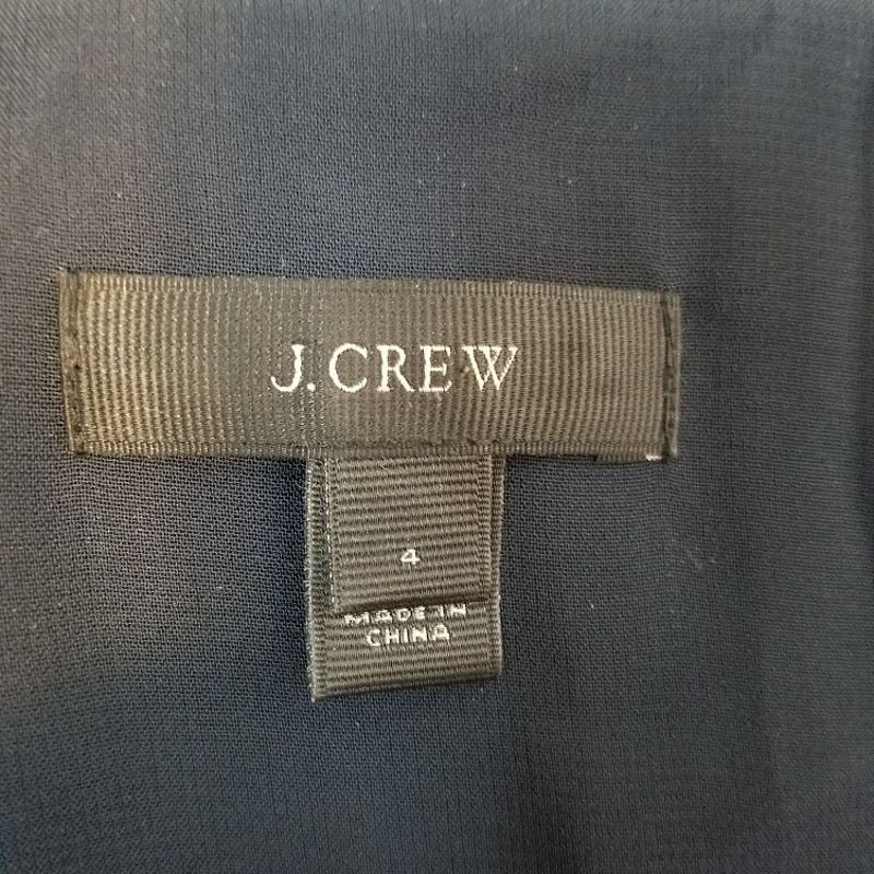 J.Crew J. Crew Silk Mini Shift Dress size 4 navy & royal blue Size S / US 4 / IT 40 - 4 Thumbnail