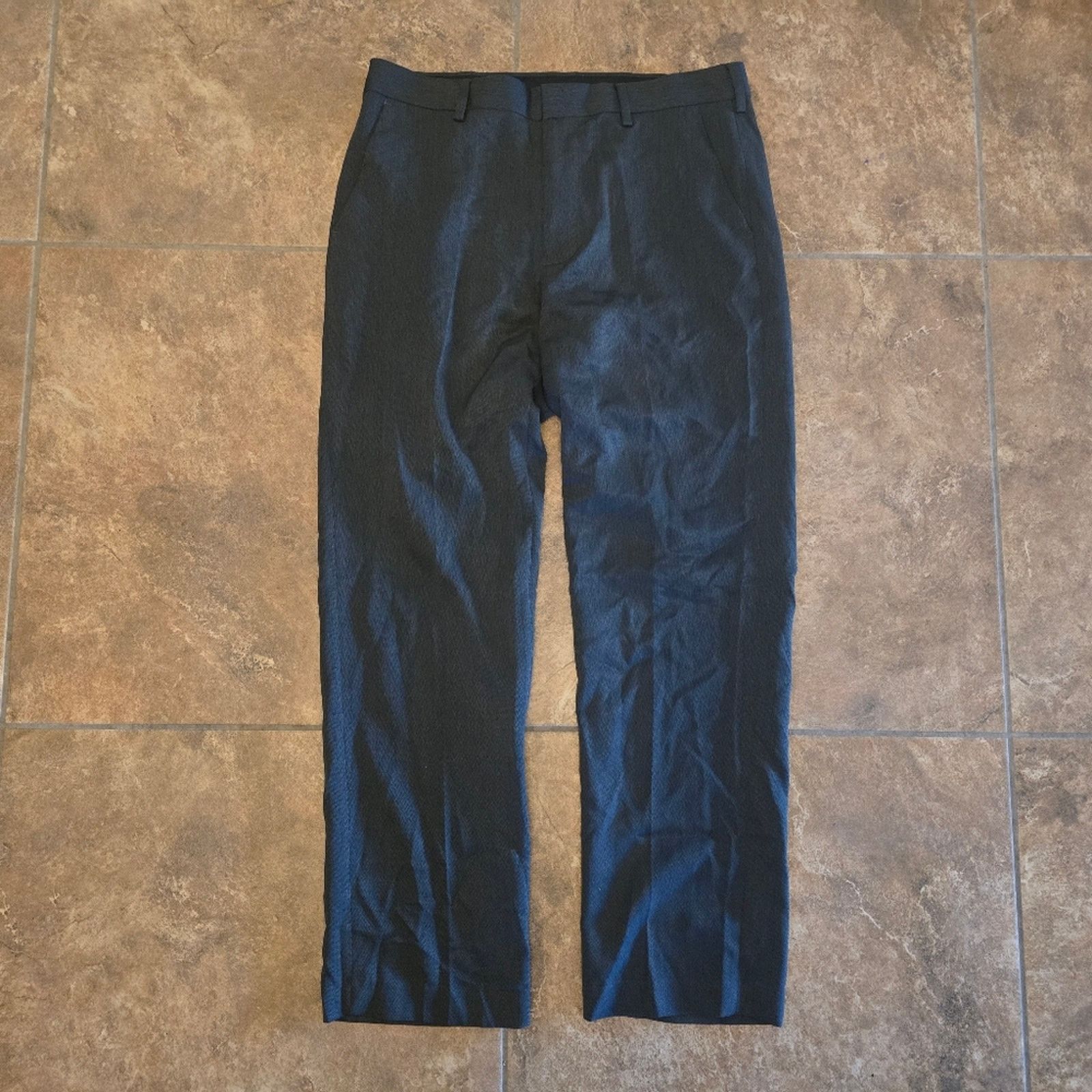 Van Heusen Dark Grey | VAN HEUSEN | Dress Pant Size US 32 / EU 48 - 1 Thumbnail