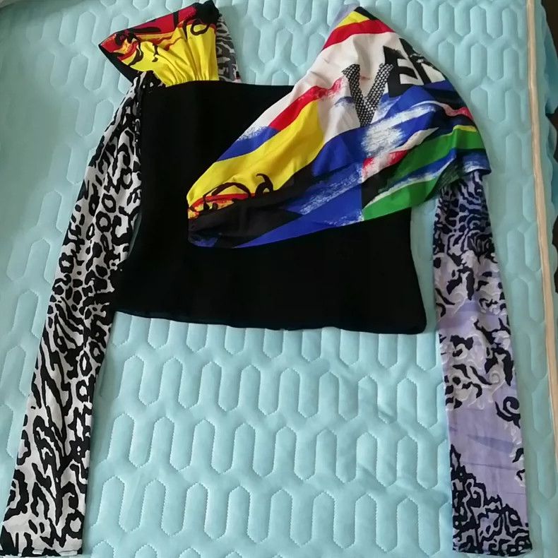 Versace Versace Fishbone waist long-sleeved shirt Size M / US 6-8 / IT 42-44 - 2 Thumbnail