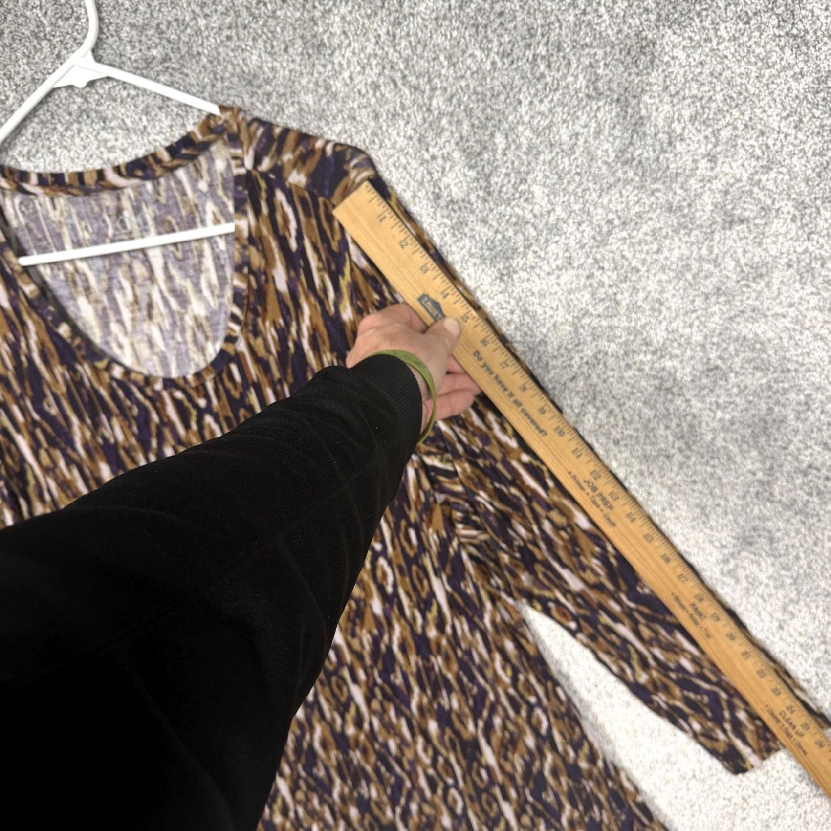 Logo 7 VINTAGE Logo Tunic Top 2X Plus Ikat Animalier Earthy Autumncore Whimsigoth Lagenlook Size XXL / US 16-18 / IT 52-54 - 3 Thumbnail