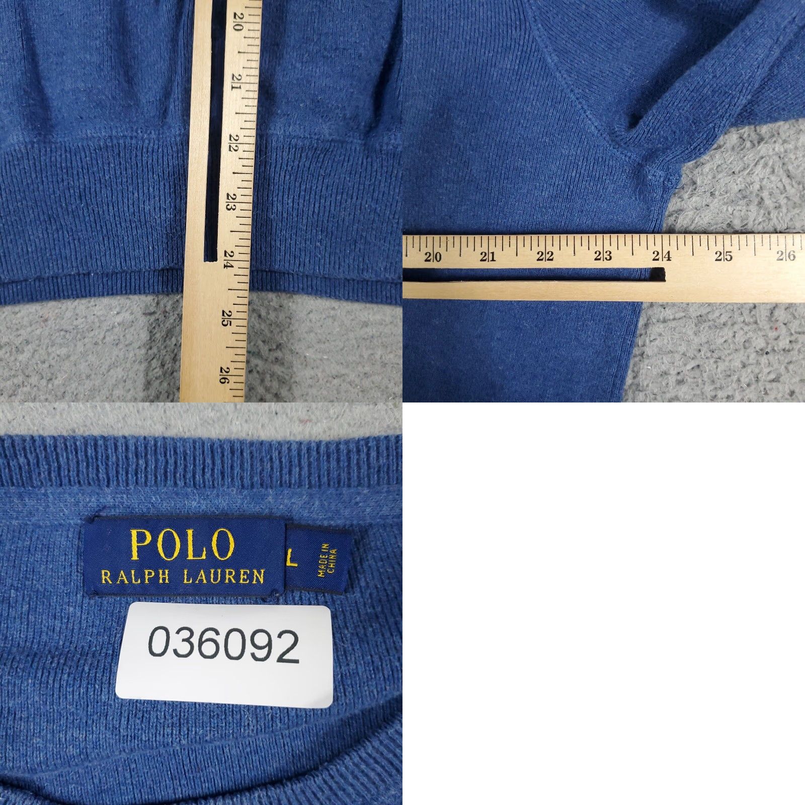 Polo Ralph Lauren Ralph Lauren Polo Mens Large Blue Pony Sweater Casual Pullover Sweatshirt XL Size US L / EU 52-54 / 3 - 8 Thumbnail