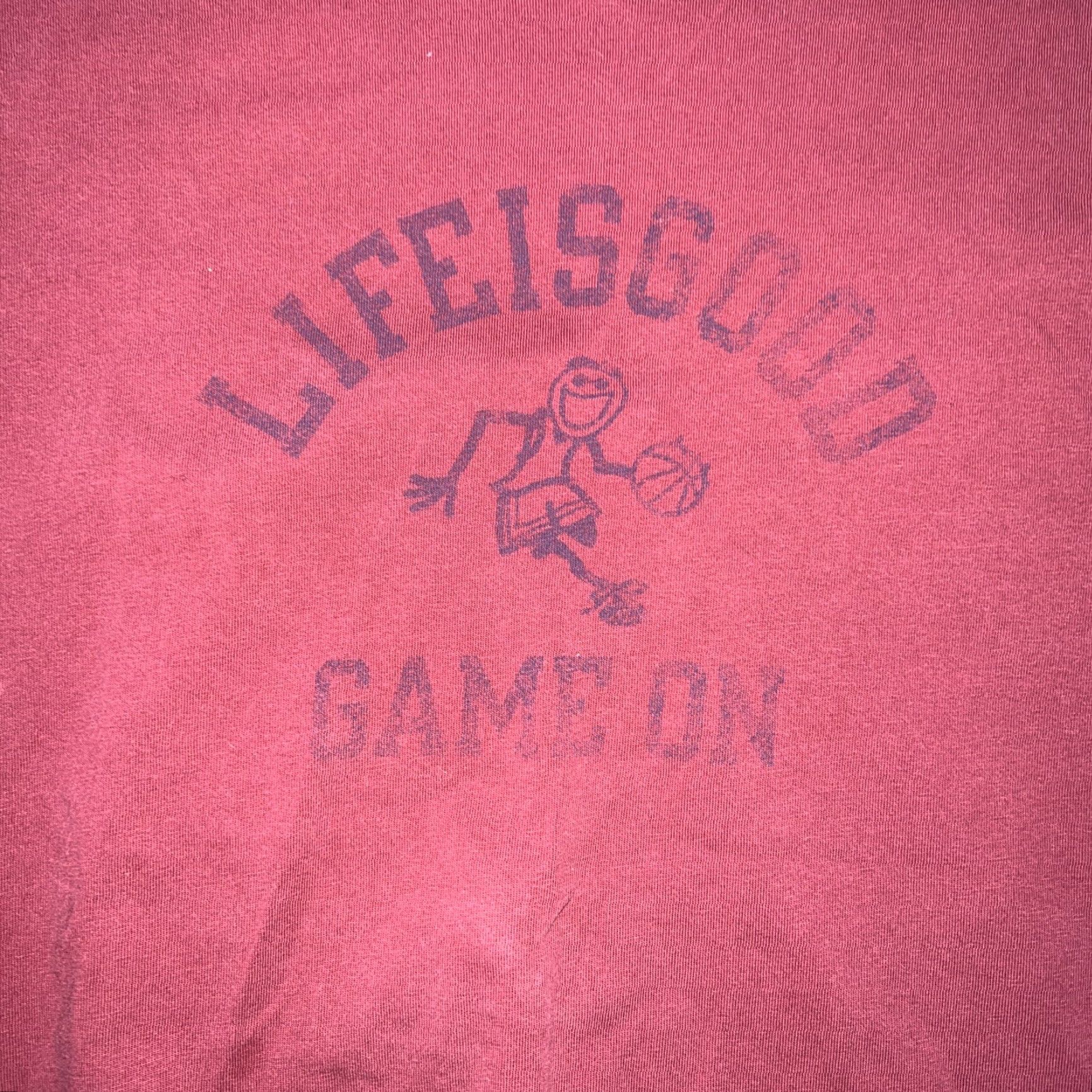 Life is Good Life is Good T-Shirt Red Game On Mens Size L Size US L / EU 52-54 / 3 - 2 Thumbnail