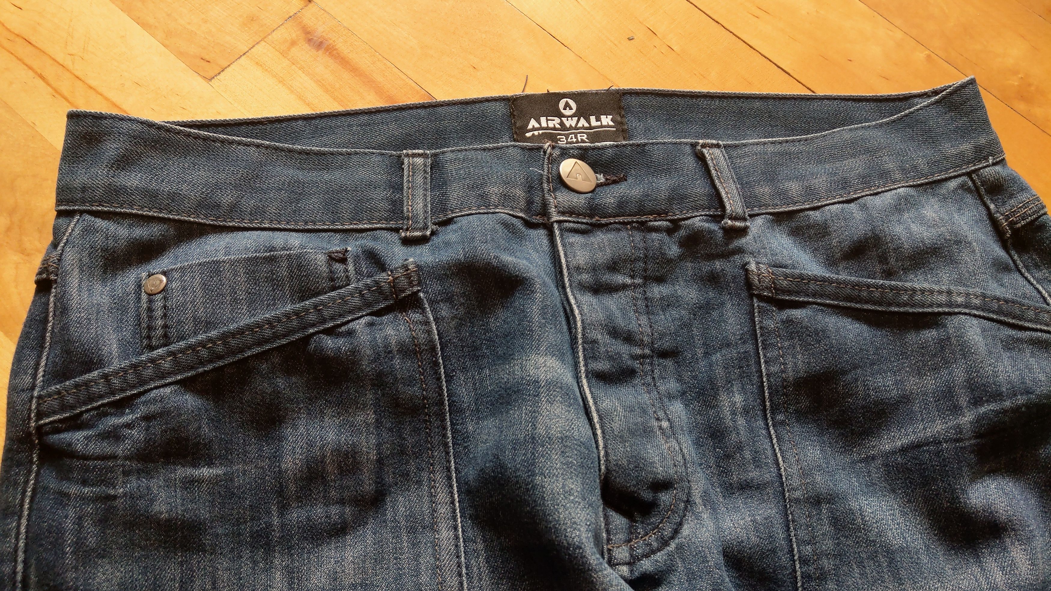 Airwalk Vintage AIRWALK Cargo Pants Denim Alt skate Opium Size US 34 / EU 50 - 10 Thumbnail