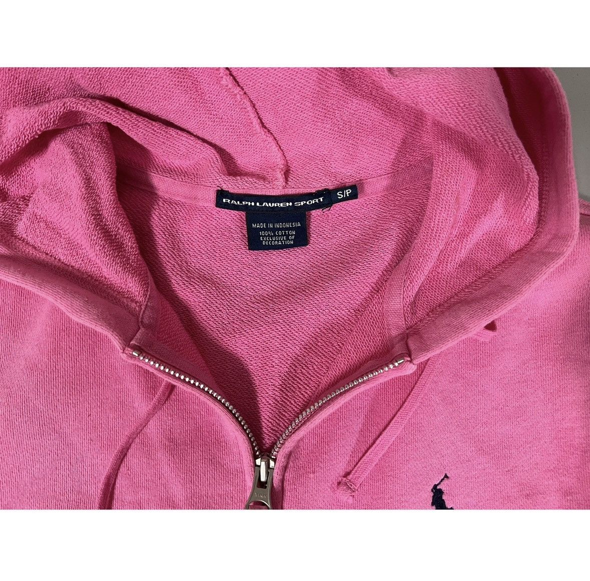 Ralph Lauren Ralph Lauren Pink Zipper Sweater Sweatshirt Hoodie Size S 🩷 Size US S / EU 44-46 / 1 - 3 Thumbnail