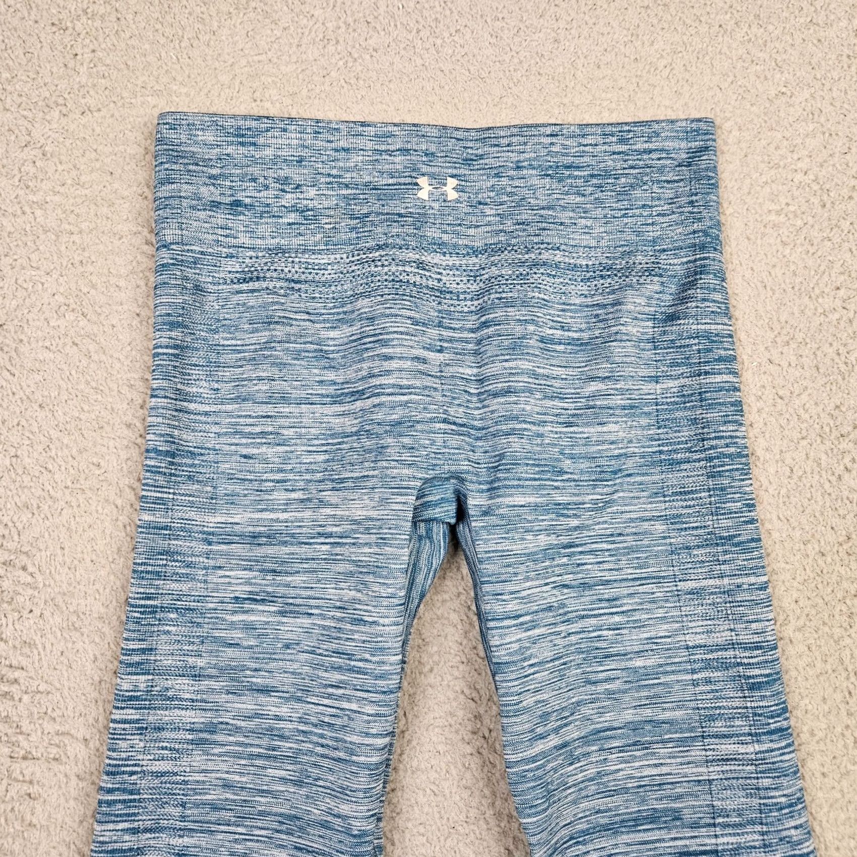 Under Armour Under Armour compression Womens Heather Blue Capri Leggings Size M - Excellent Condition Size 32" / US 10 / IT 46 - 4 Thumbnail