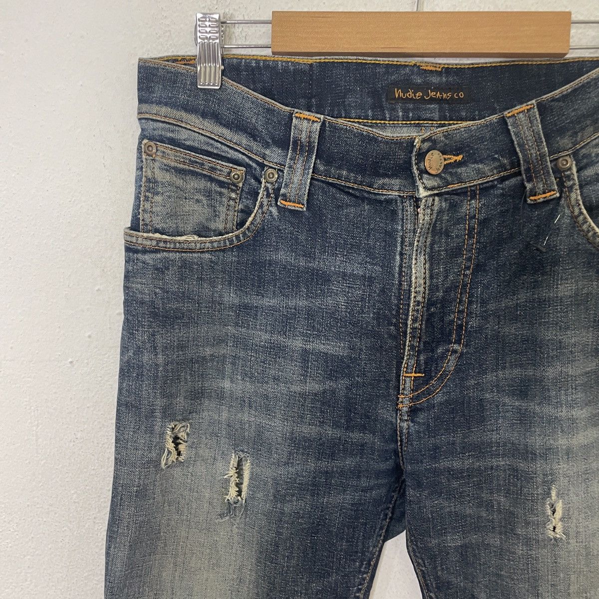 Nudie Jeans Vintage Nudie Jeans Japan Distressed Denim Size US 32 / EU 48 - 3 Thumbnail