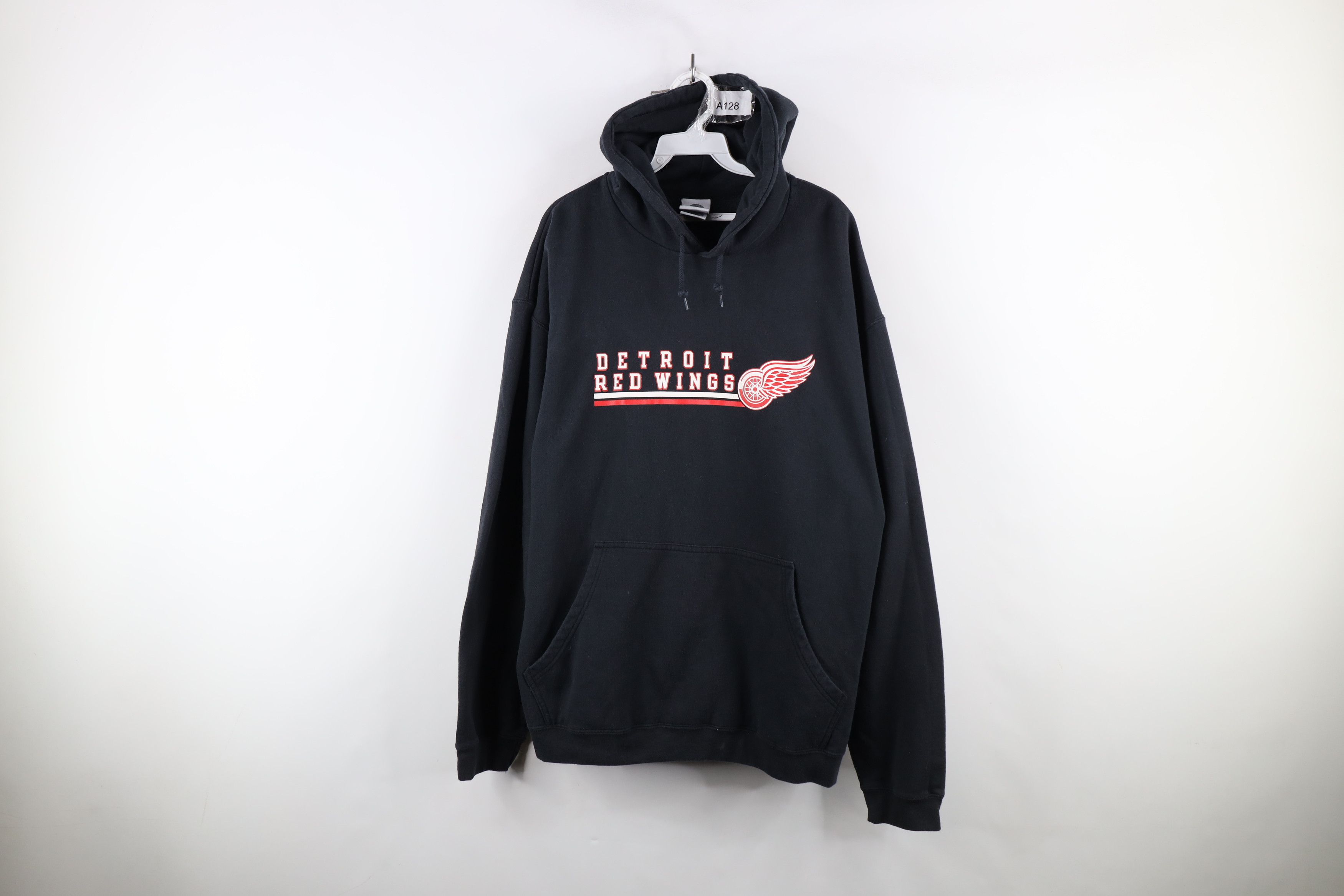 Vintage Vintage NHL Detroit Red Wings Hockey Hoodie Sweatshirt Black Size US XL / EU 56 / 4 - 1 Thumbnail