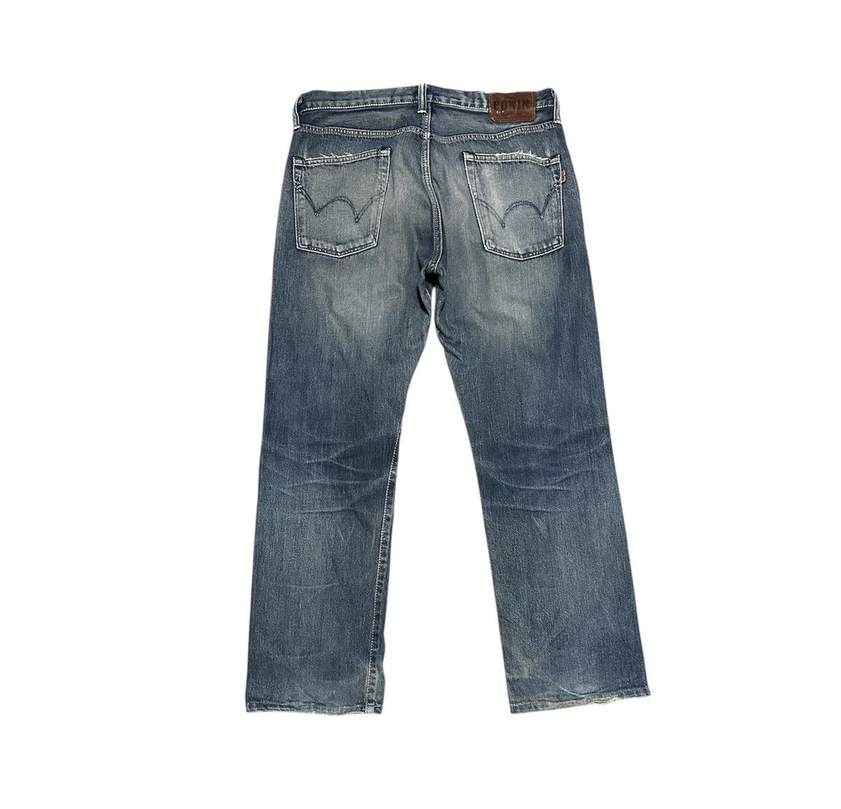Edwin Vintage 90s Edwin 505 Straight Leg Selvedge Jeans Size US 35 - 7 Thumbnail