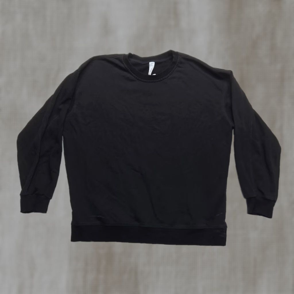 Lululemon Lululemon Women's Long Sleeve Pull-over Sweater Black Size 10 Activewear Size L / US 10 / IT 46 - 1 Thumbnail