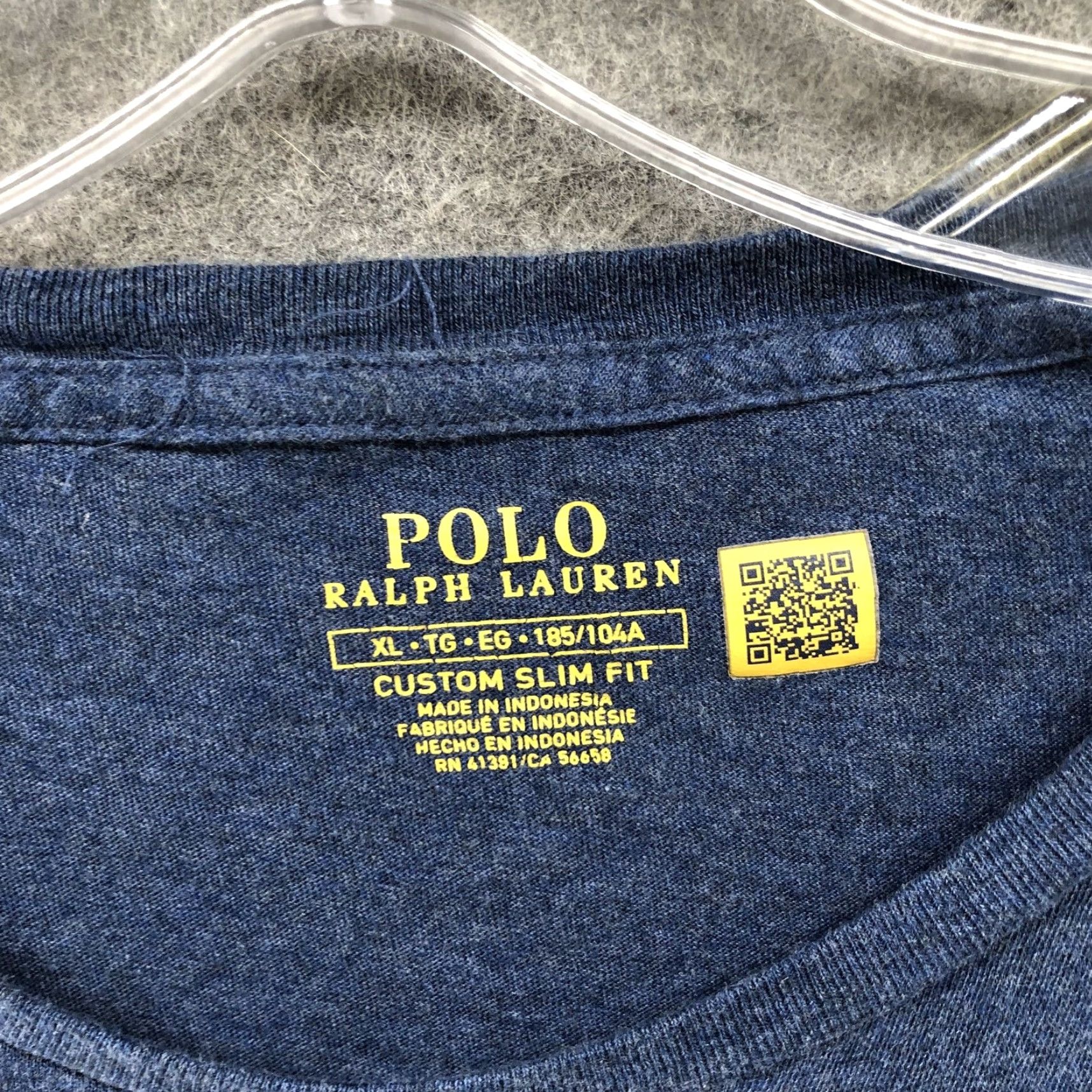 Polo Ralph Lauren Polo Ralph Lauren Polo Shirt Mens XL Blue Short Sleeve Pony Logo Slim Fit T-Shirt Size US XL / EU 56 / 4 - 5 Thumbnail