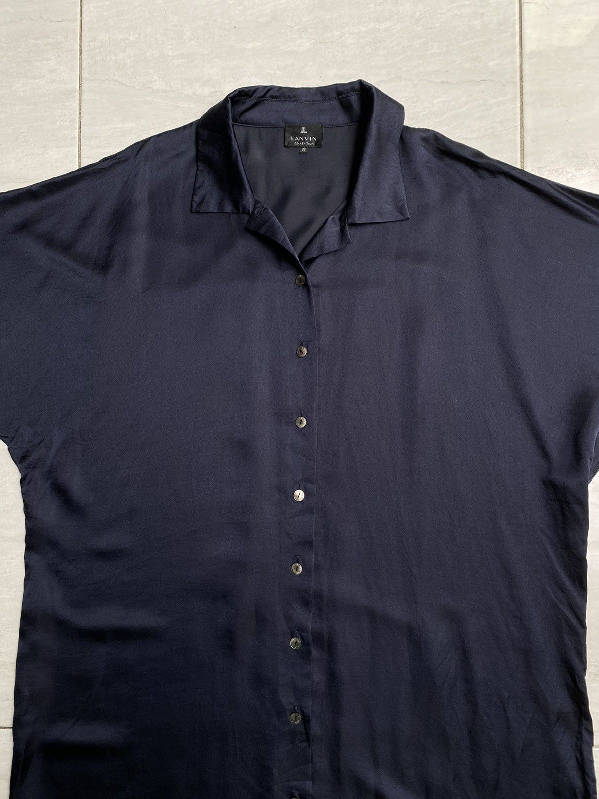 Lanvin LANVIN Collection Navy Dress Size XXL / US 16-18 / IT 52-54 - 3 Thumbnail