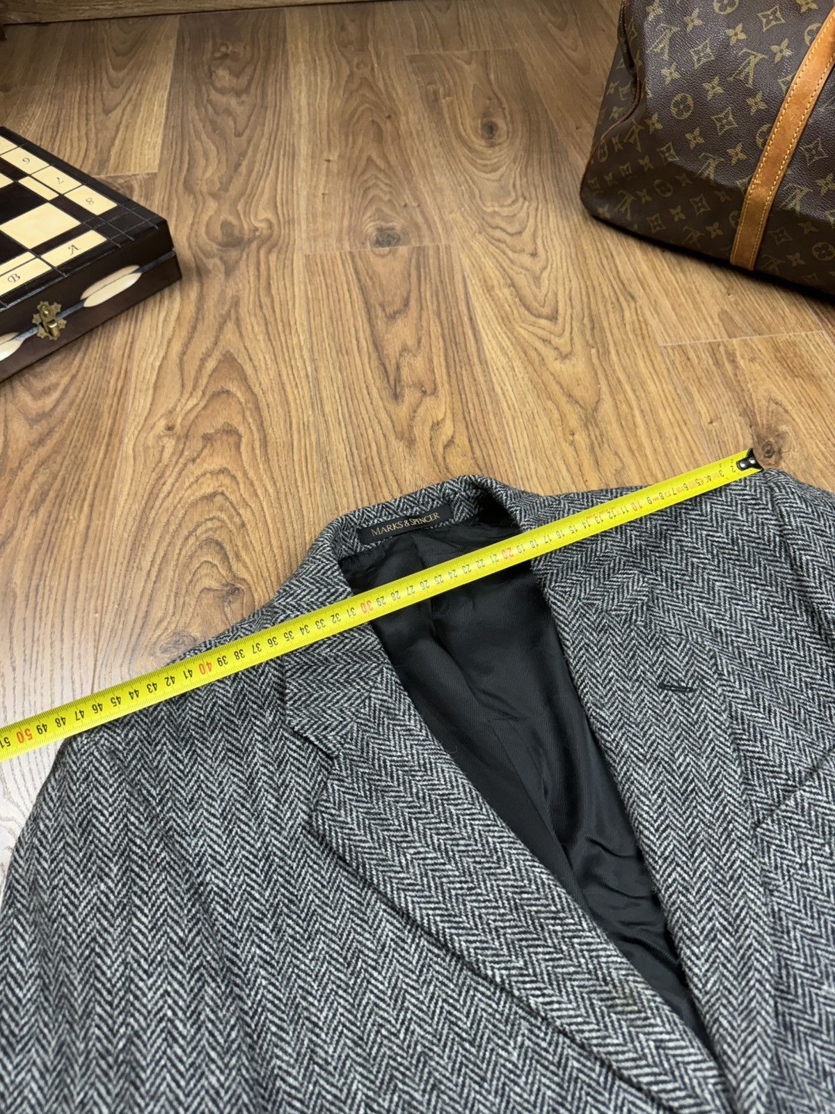 Harris Tweed Vintage wool blazer Harris Tweed original luxury item Size 42L - 7 Thumbnail