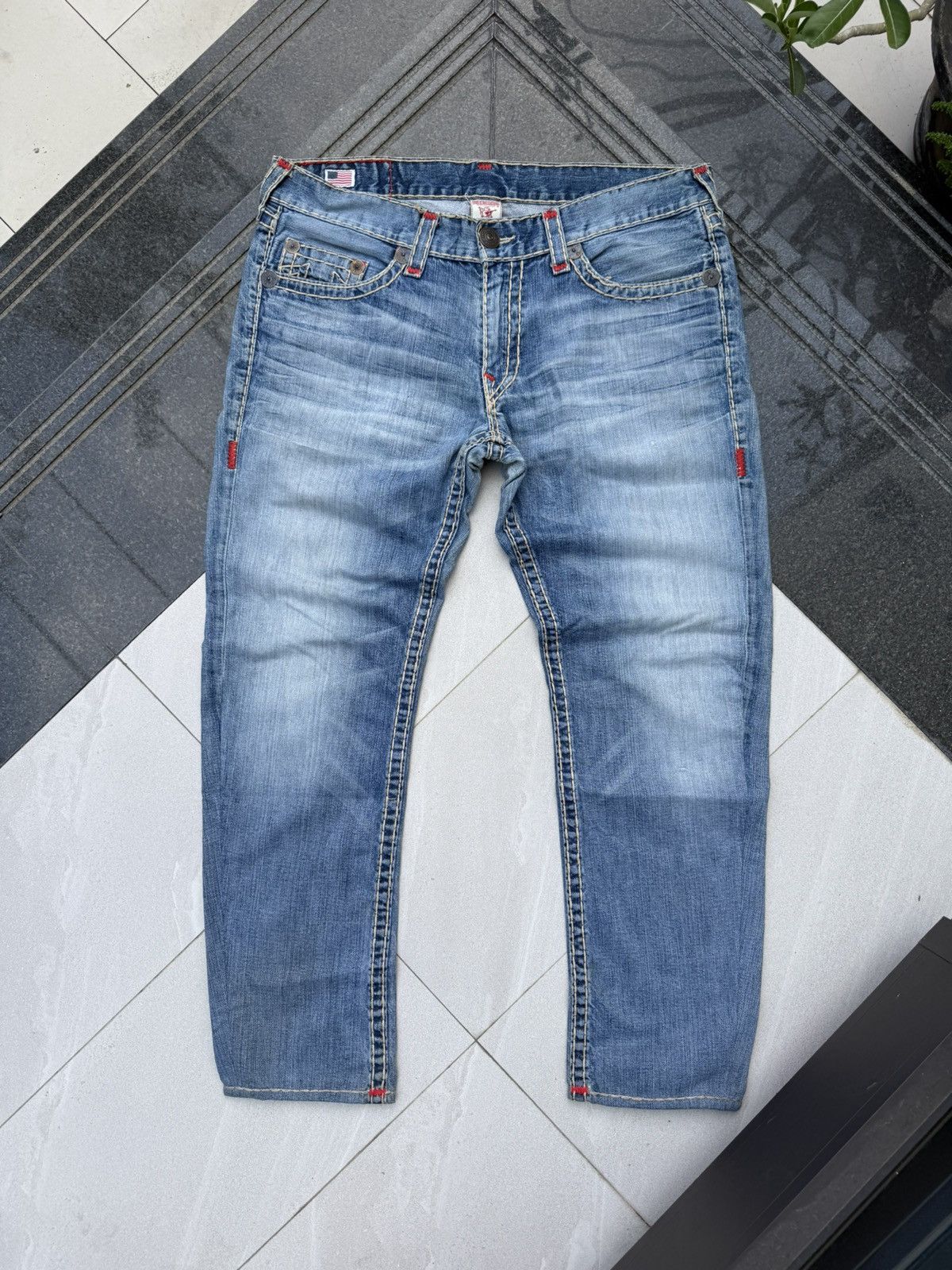 True Religion 90’s TRUE RELIGION RARE POCKET LOGO Y2K VINTAGE RETRO PANTS Size US 38 / EU 54 - 4 Thumbnail
