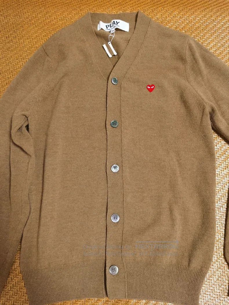 Comme des Garcons Comme Des Garcons Dark Camel Cardigan, Size S Size S / US 4 / IT 40 - 3 Thumbnail