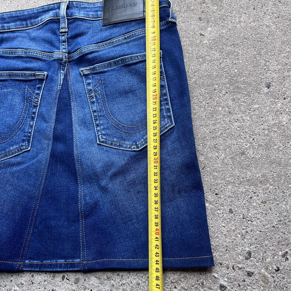 True Religion × Vintage True Religion vintage mini skirt denim navy Size 28" / US 6 / IT 42 - 8 Thumbnail