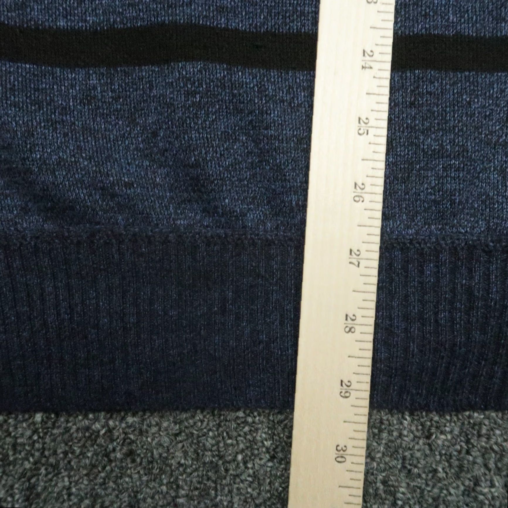 Polo Ralph Lauren VINTAGE Polo Ralph Lauren Sweater Shirt Men XL Blue Black Striped 1/4 Zip All Seasons Pullover Gift Ideas Mens Size US XL / EU 56 / 4 - 7 Thumbnail
