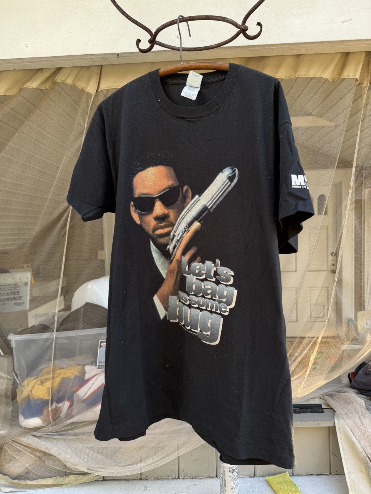 Warner Bros Men In Black Movie Promo T Shirt Size US XL / EU 56 / 4 - 1 Thumbnail