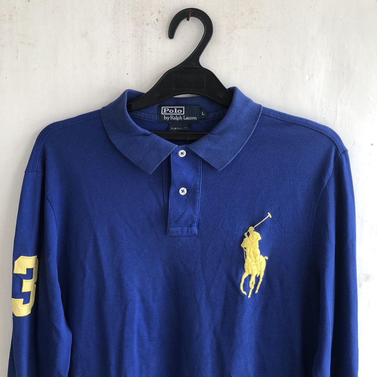 Polo Ralph Lauren × Ralph Lauren × Vintage RUGBY POLO RALPH LAUREN NUMBER 3 Size US L / EU 52-54 / 3 - 2 Thumbnail