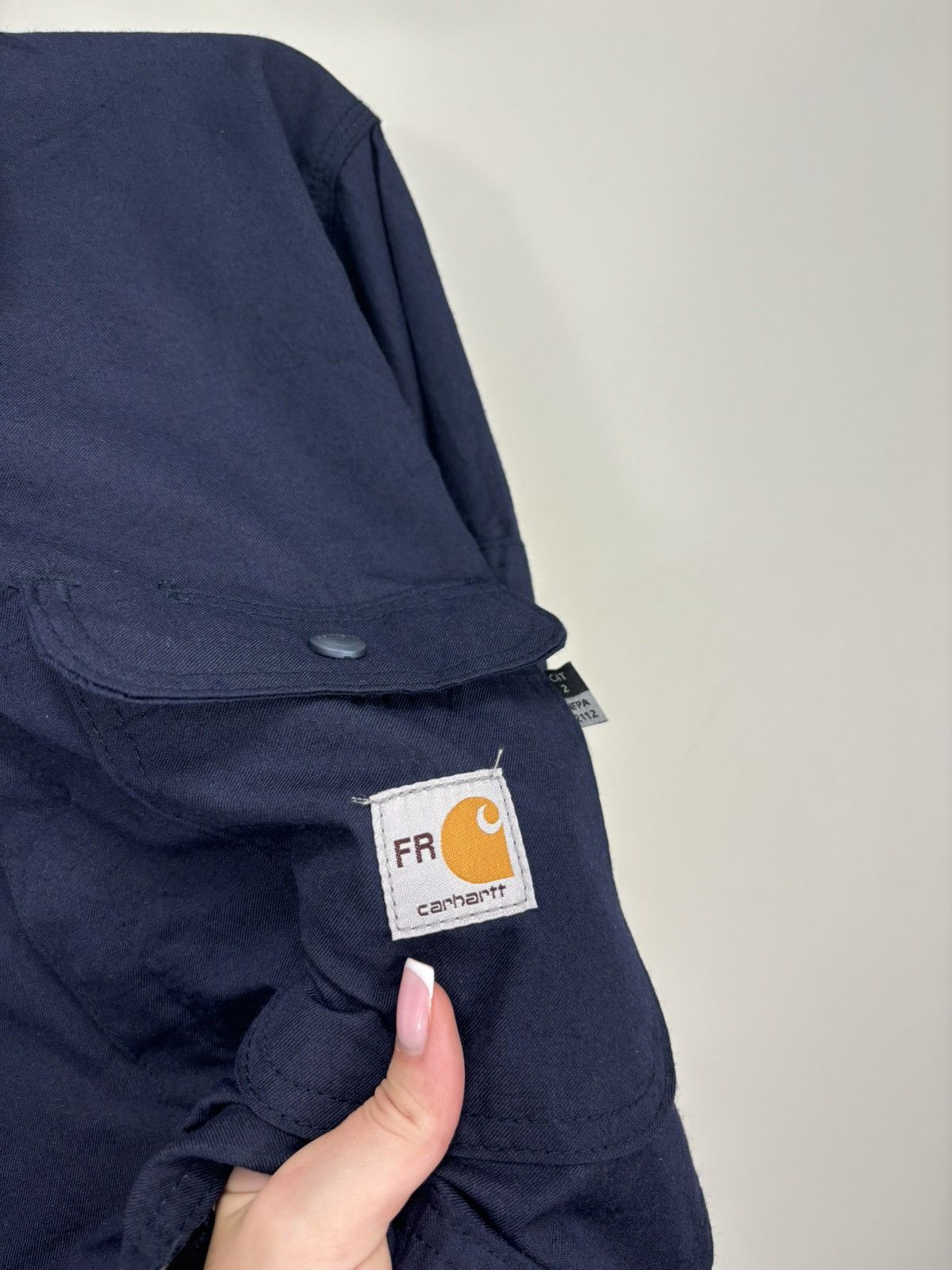 Carhartt Vintage Carhartt Flame Resistant Utility Boxy Cropped Jacket Size US S / EU 44-46 / 1 - 8 Thumbnail