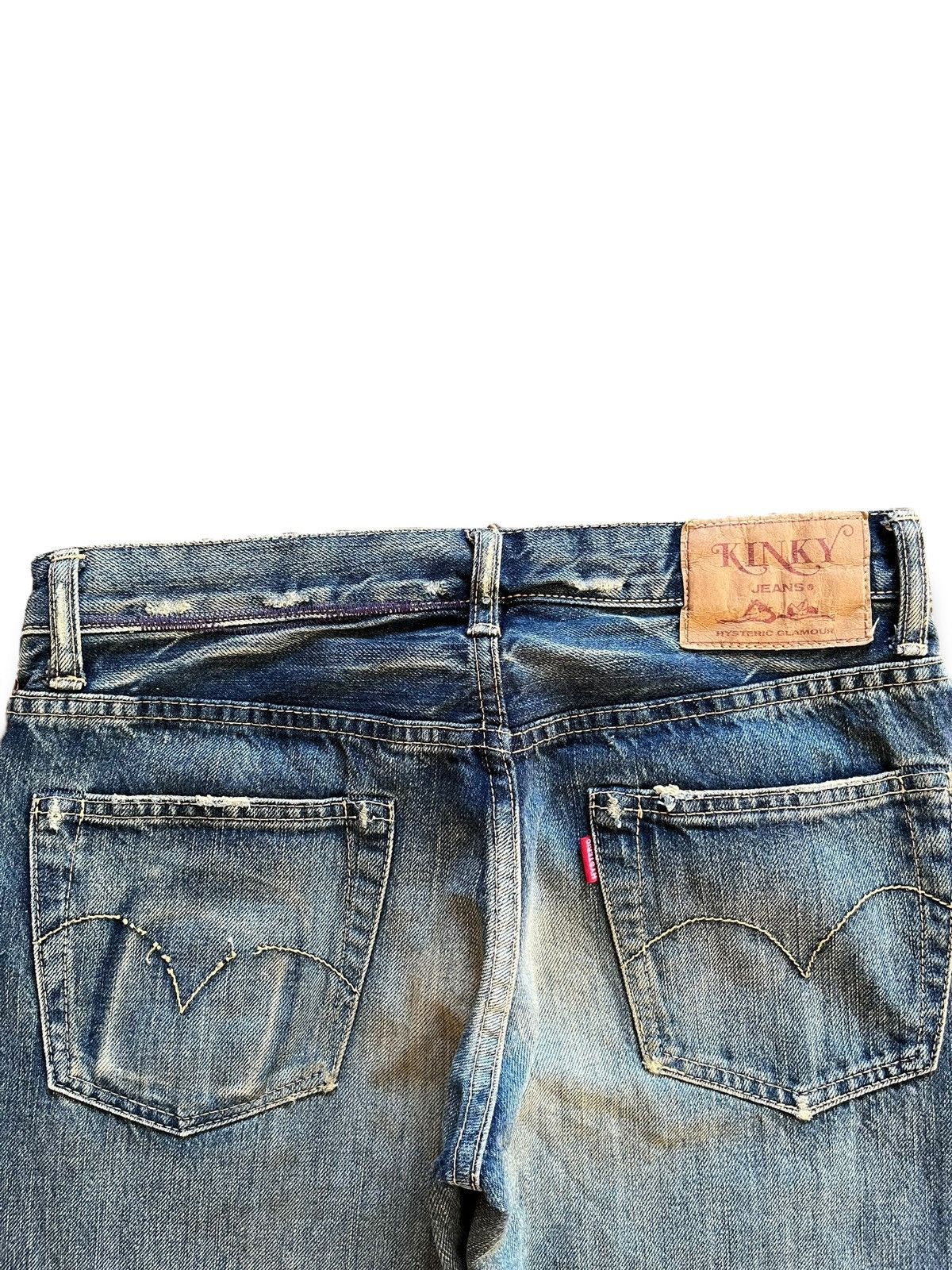 Hysteric Glamour × Seditionaries Vintage Hysteric Glamour Kinky Selvedge Jeans Shorts Size US 29 - 10 Thumbnail