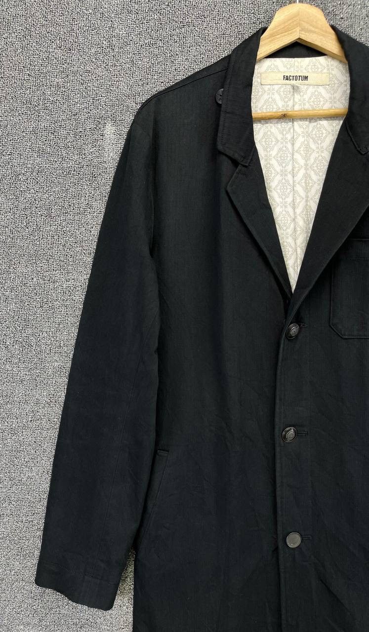 FACTOTUM Vintage Factotum Black Long Jacket Size M / US 6-8 / IT 42-44 - 5 Thumbnail