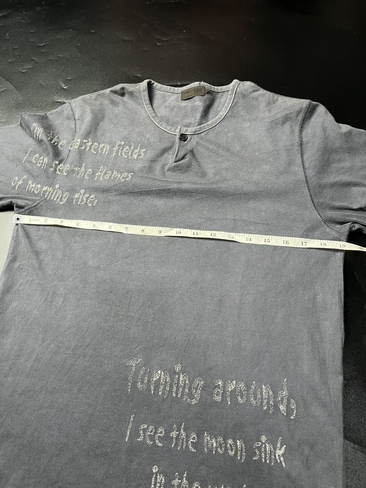 If Six Was Nine × Japanese Brand × Le Grande Bleu (L.G.B.) Japanese i see the moon sink by Comme Ca Du Mode Faded tees Size US M / EU 48-50 / 2 - 7 Thumbnail