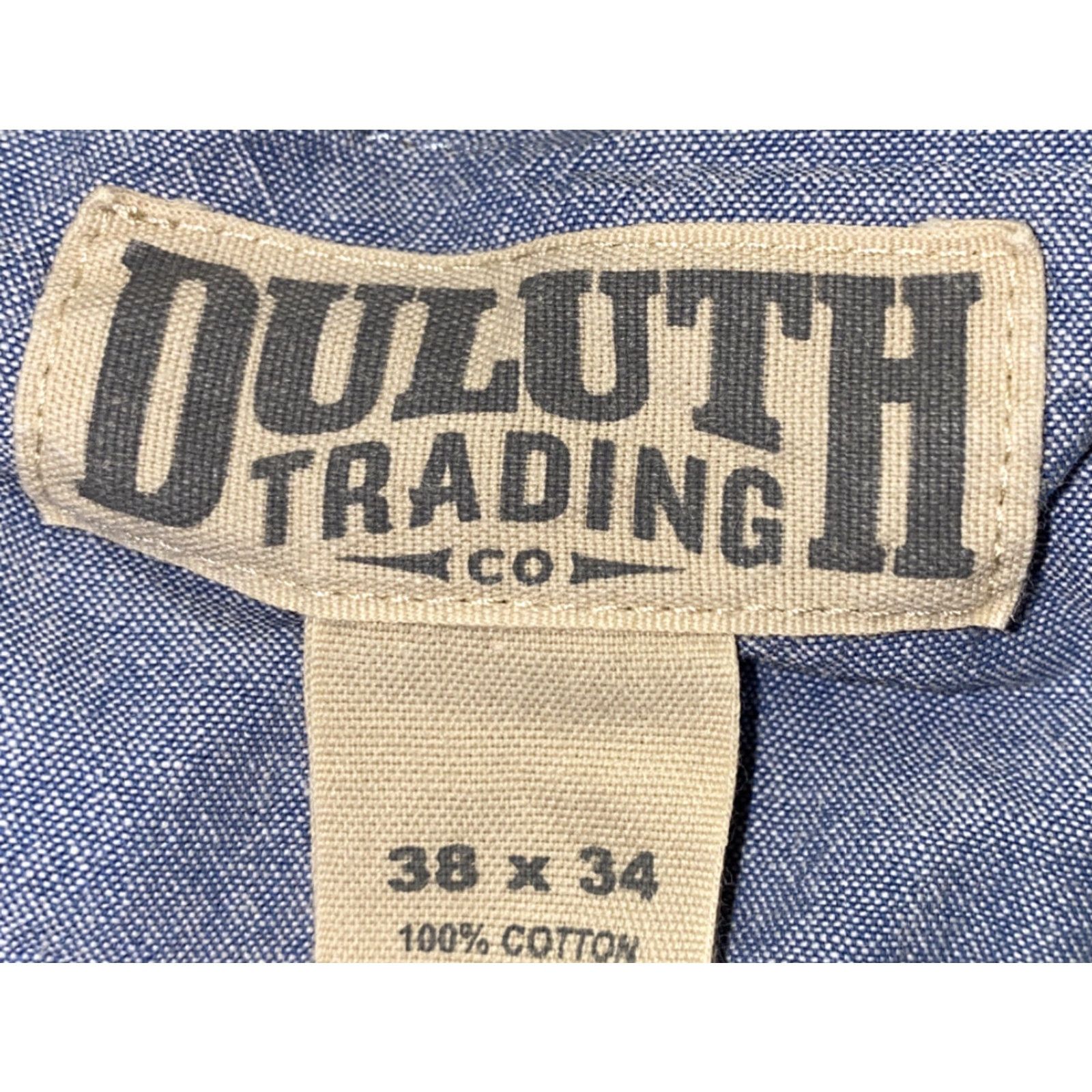 CO Duluth Mens Beige Cotton Casual Pants 38 x 34 Regular Flat Front Inseam 33 Mens Pants Casual Beige Cotton Duluth Shopping Size US 38 / EU 54 - 5 Thumbnail