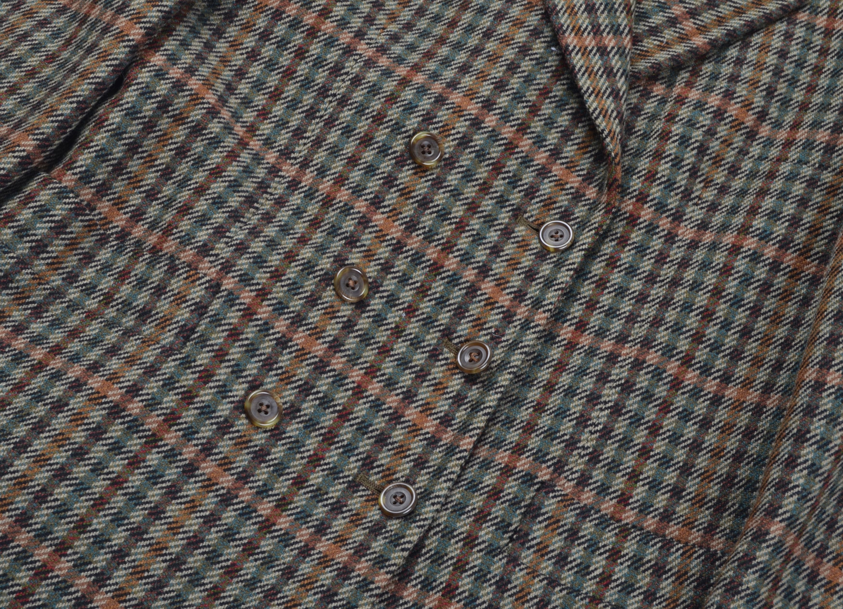 Aquascutum Vintage Aquascutum Tweed Suit Set Skirt Blazer Check Wool Size M / US 6-8 / IT 42-44 - 9 Thumbnail