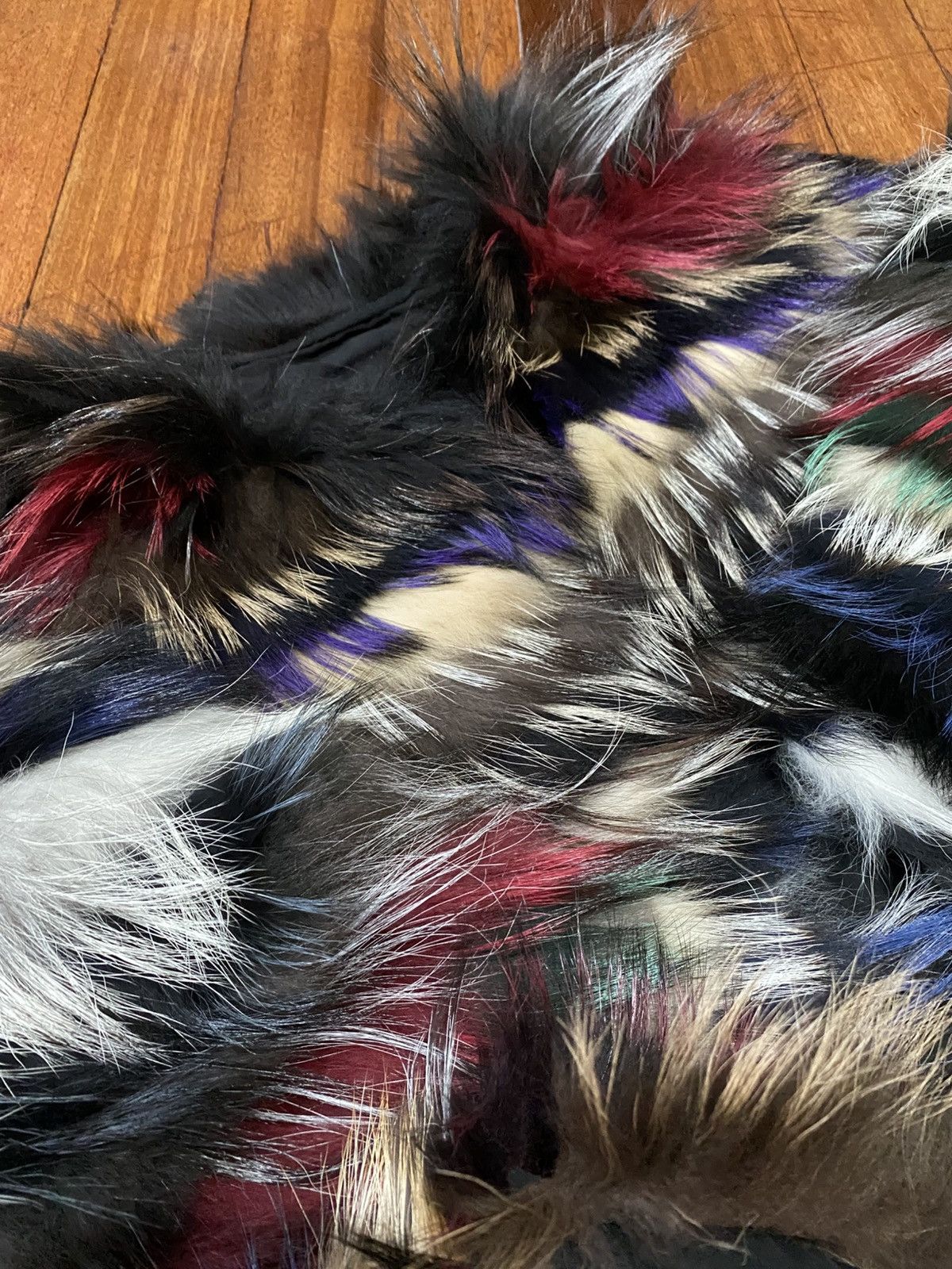 Other Punto Leather & Fur- Multicolor Fox Fur Jacket Size M / US 6-8 / IT 42-44 - 14 Thumbnail