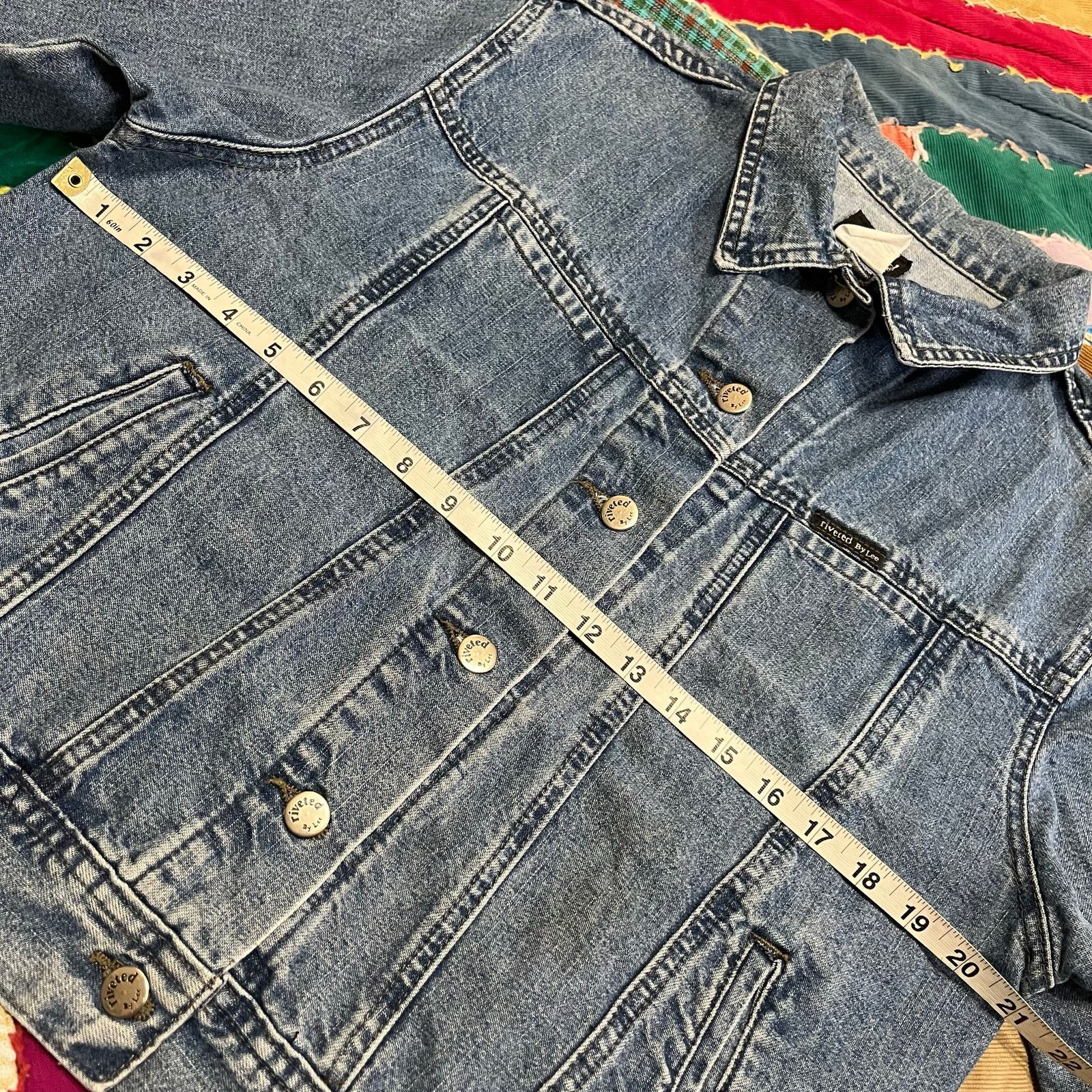 Lee Riveted Lee Medium Washed Denim Trucker Jacket Medium / Larg Size M / US 6-8 / IT 42-44 - 5 Thumbnail