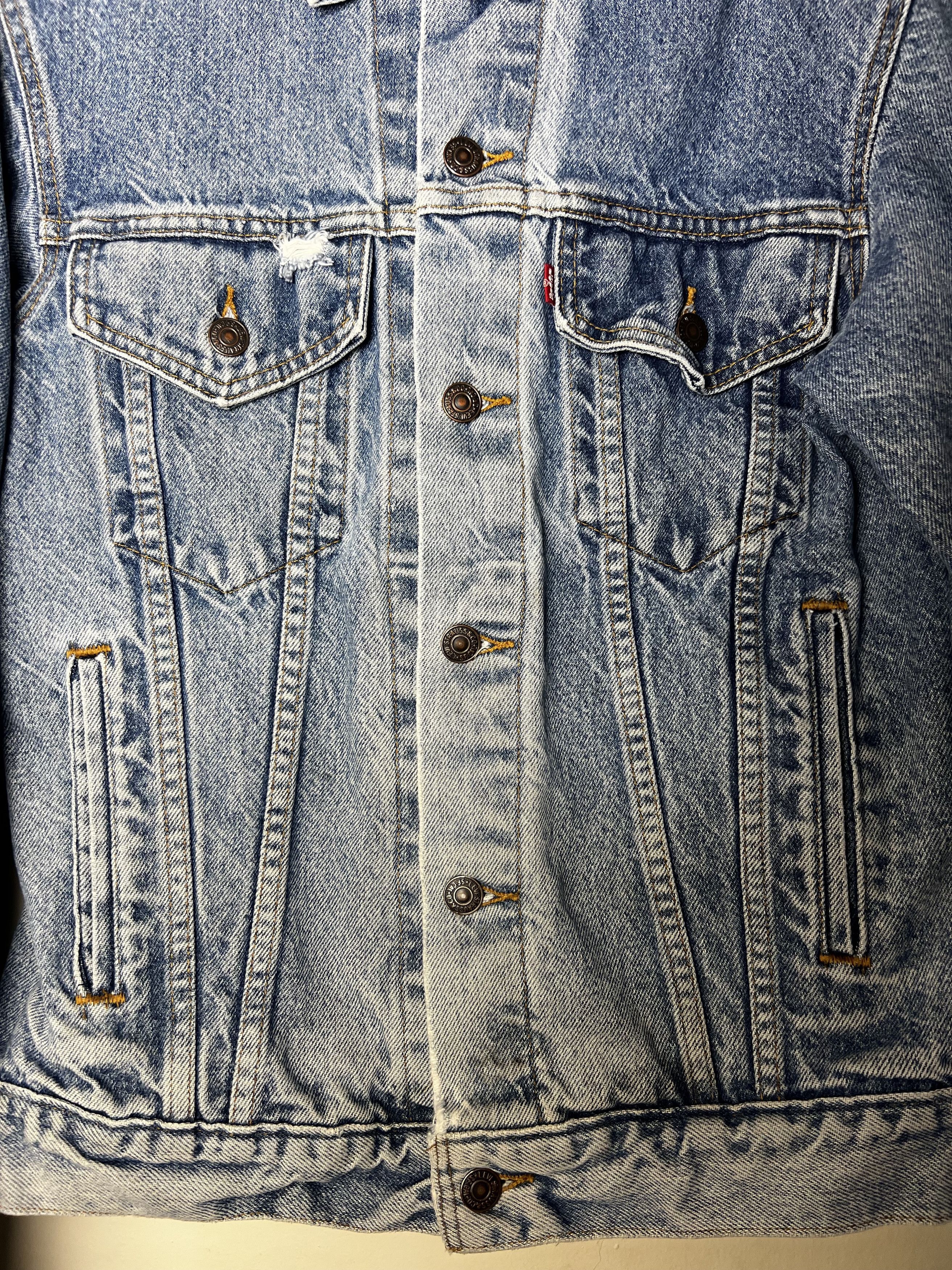 Levi's Vintage Levi's 4 Pocket Denim Blue Jean Jacket Size US S / EU 44-46 / 1 - 2 Thumbnail