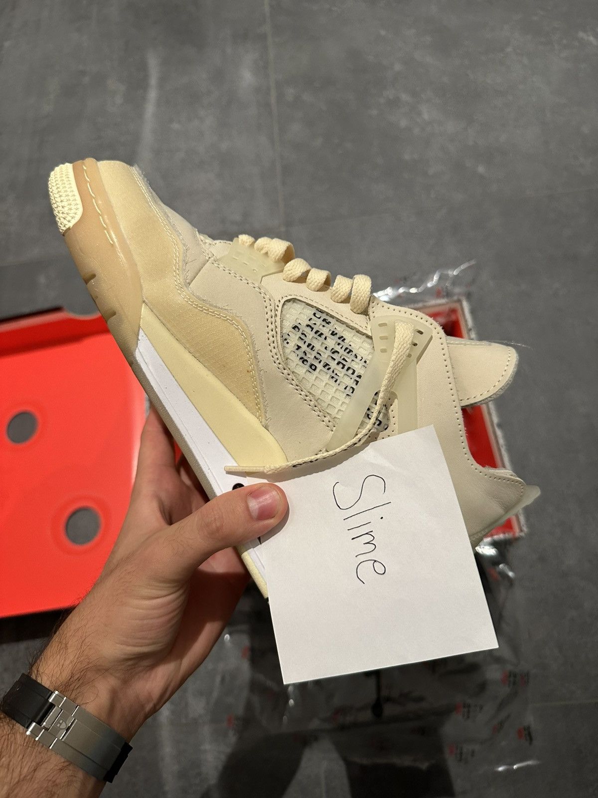Jordan Brand × Off-White Jordan 4 X Off White Size US 9 / EU 42 - 5 Thumbnail