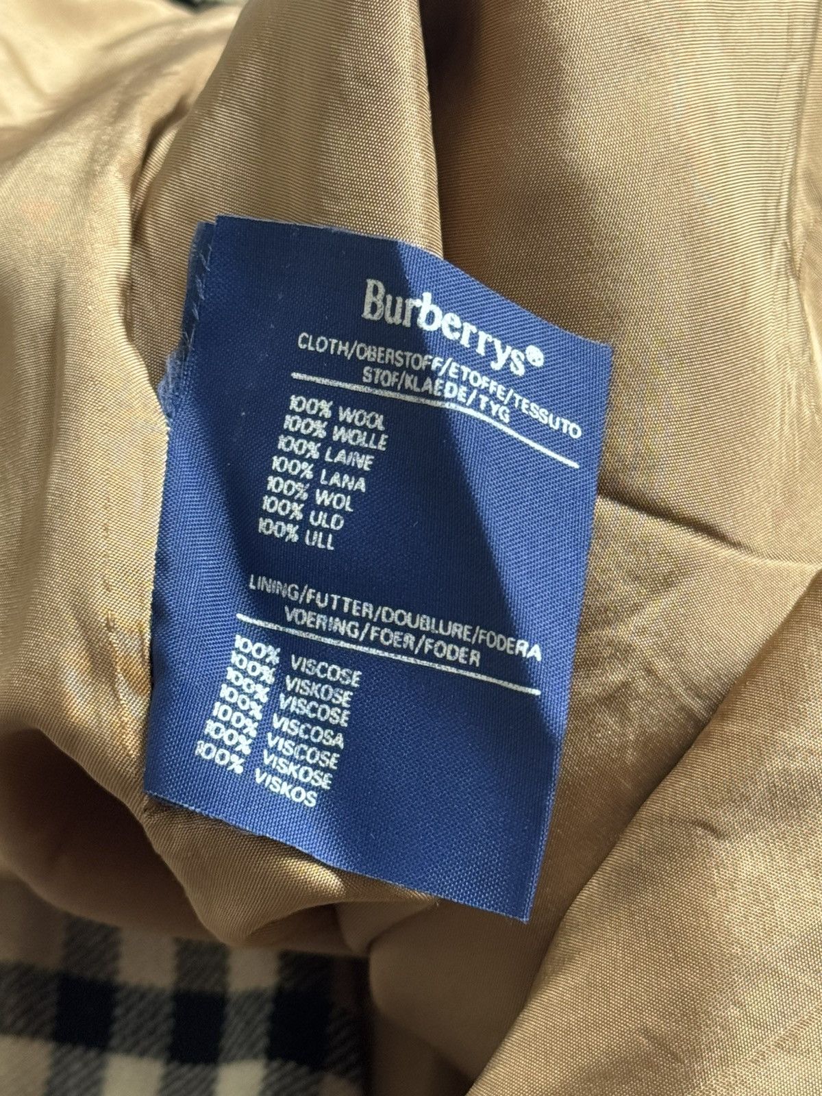 Burberry × Vintage Burberry nova check Chekered long skirt casual Burberrys 90s Size 25" / US 0 / IT 36 - 7 Thumbnail
