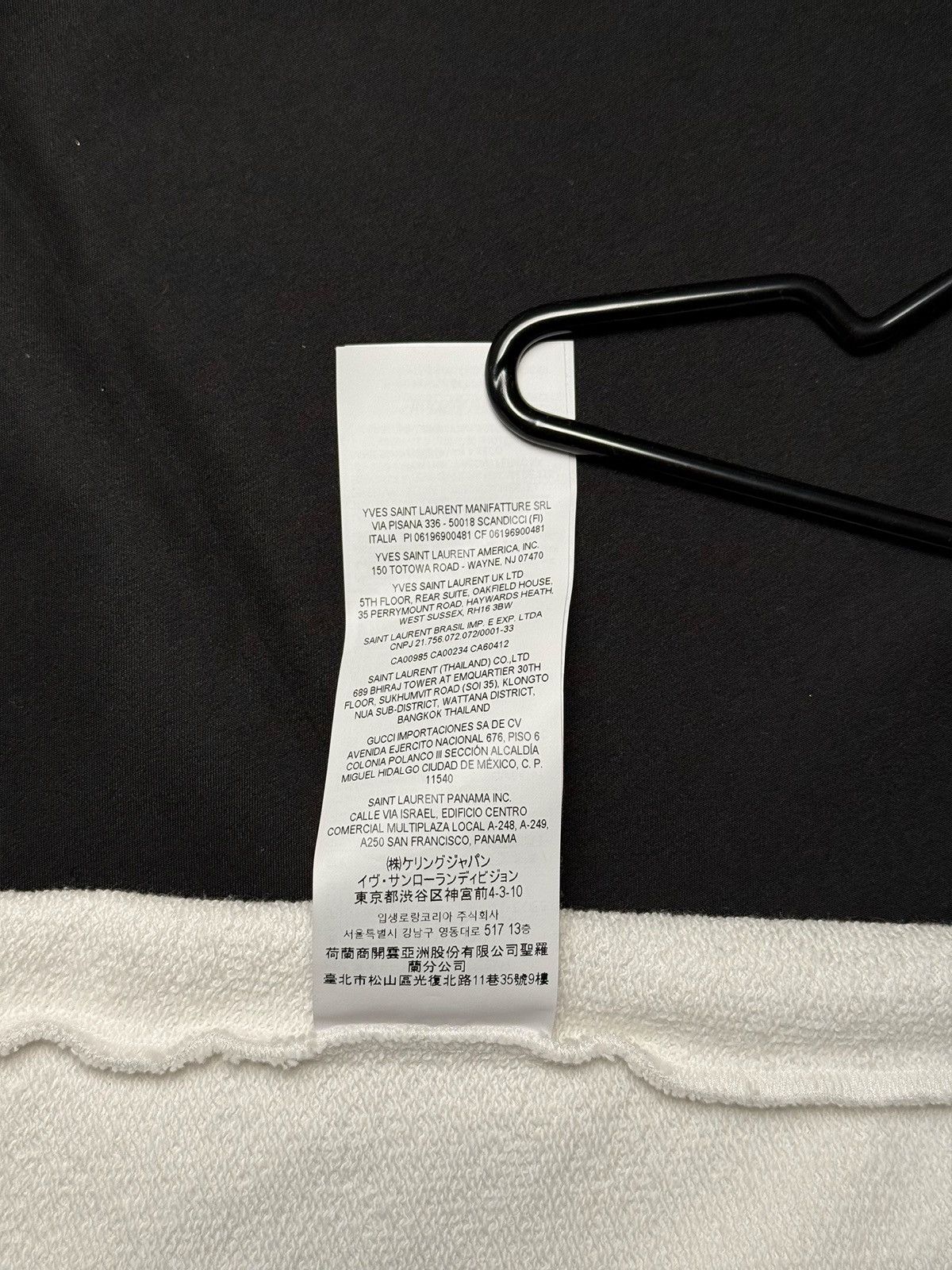 Saint Laurent Paris Saint Laurent logo white hoodie Size US S / EU 44-46 / 1 - 9 Thumbnail