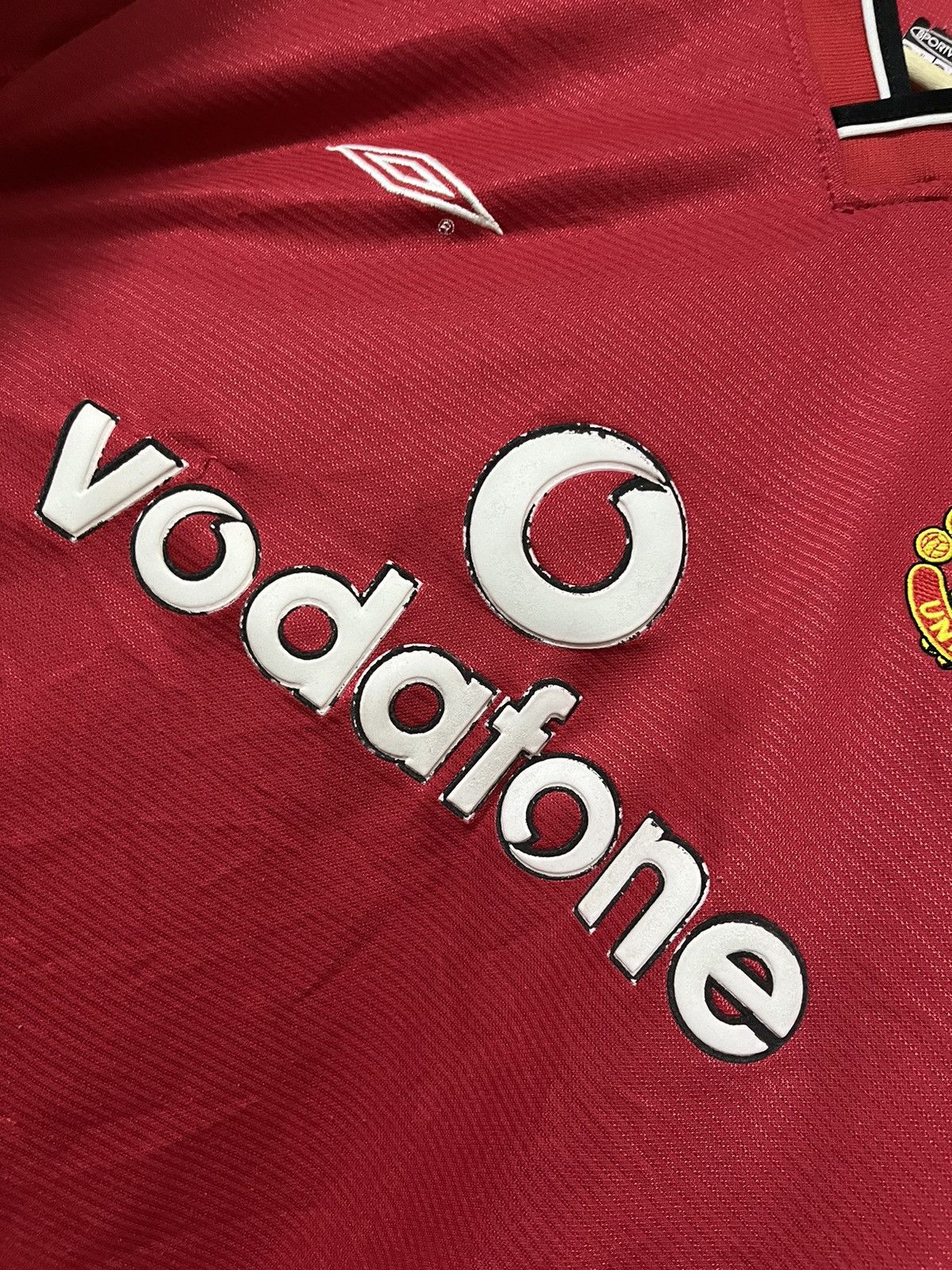 Vintage Umbro Vintage Manchester United 00/02 Home Blokecore Jersey Size US XL / EU 56 / 4 - 4 Thumbnail